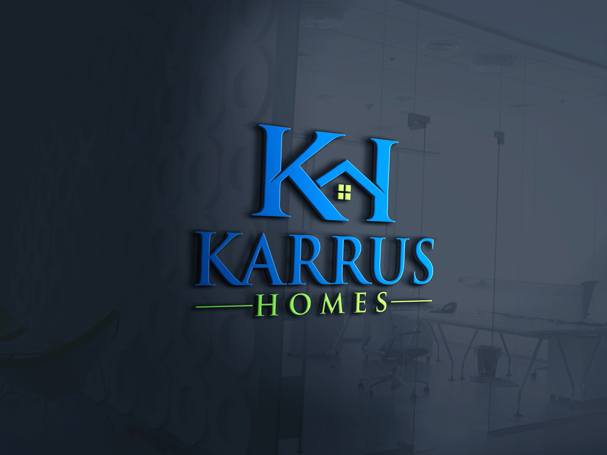 Logo Design by Pixel creative design for Karrus Homes | Design #37773040