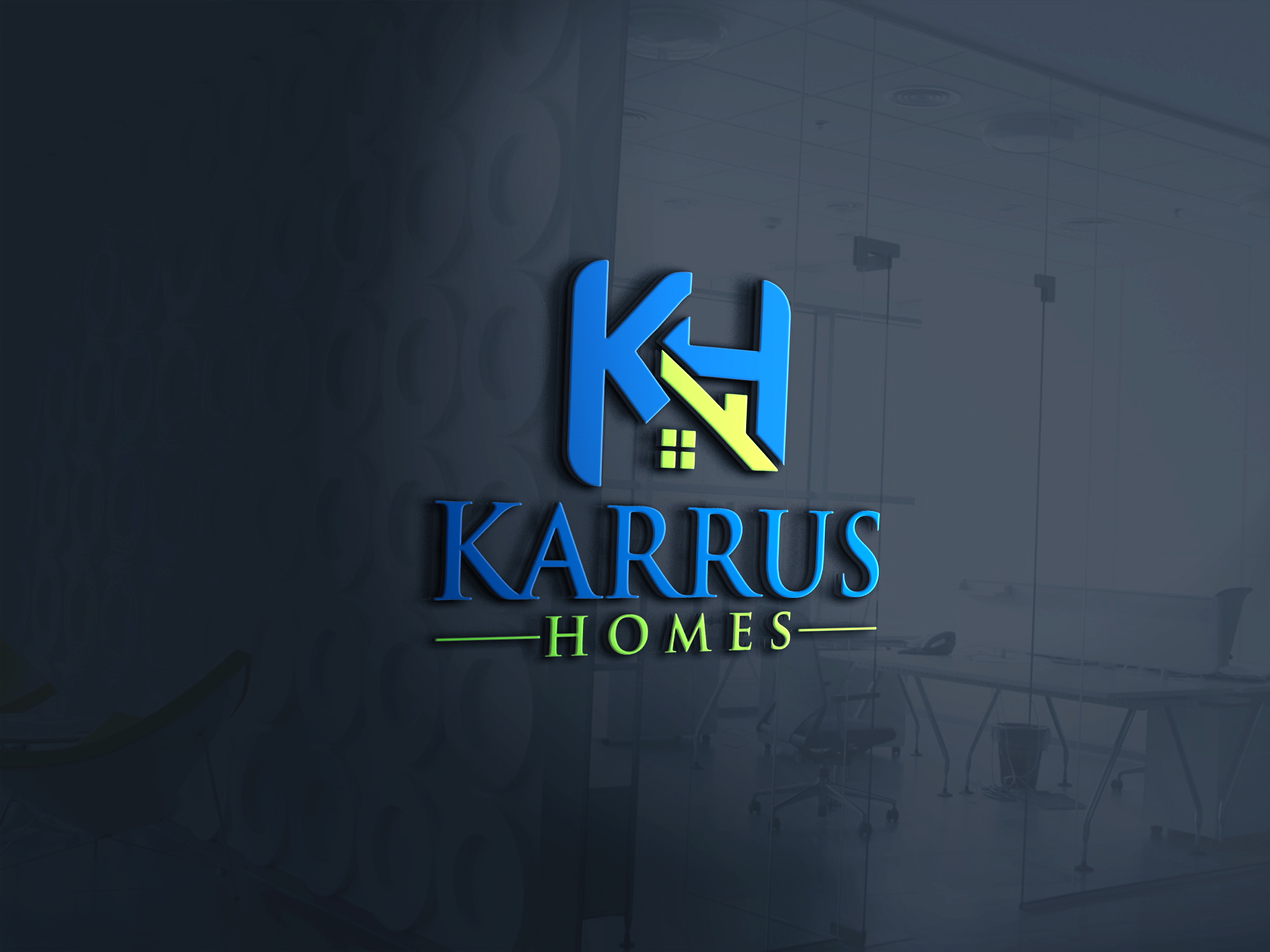 Logo Design by Pixel creative design for Karrus Homes | Design #37773041