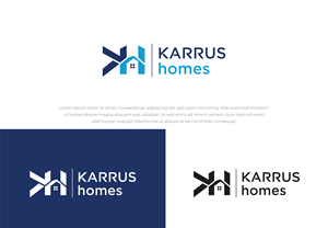 Logo Design by Logo Maker Zone for Karrus Homes | Design: #37770013