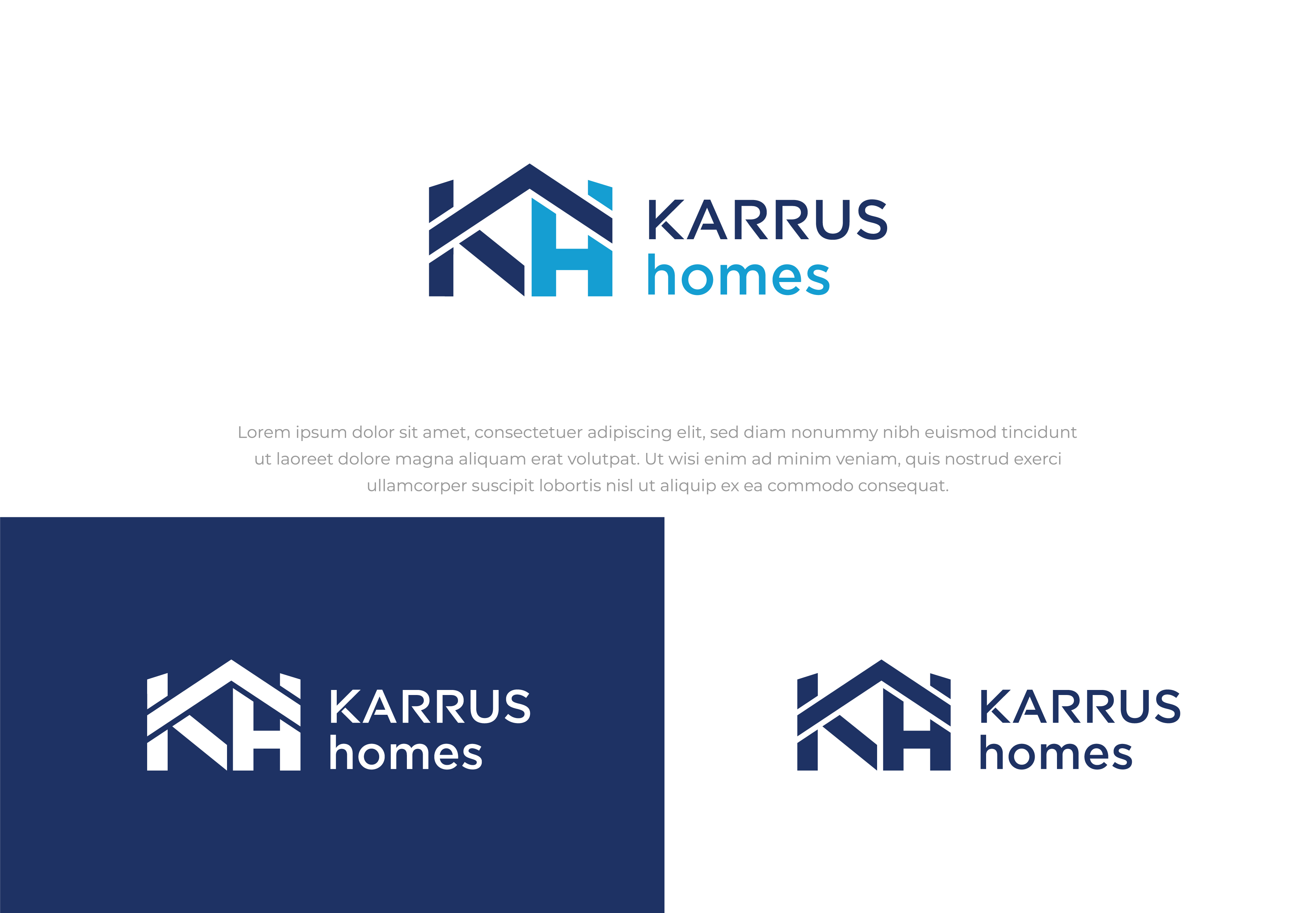Logo Design by Logo Maker Zone for Karrus Homes | Design #37770216