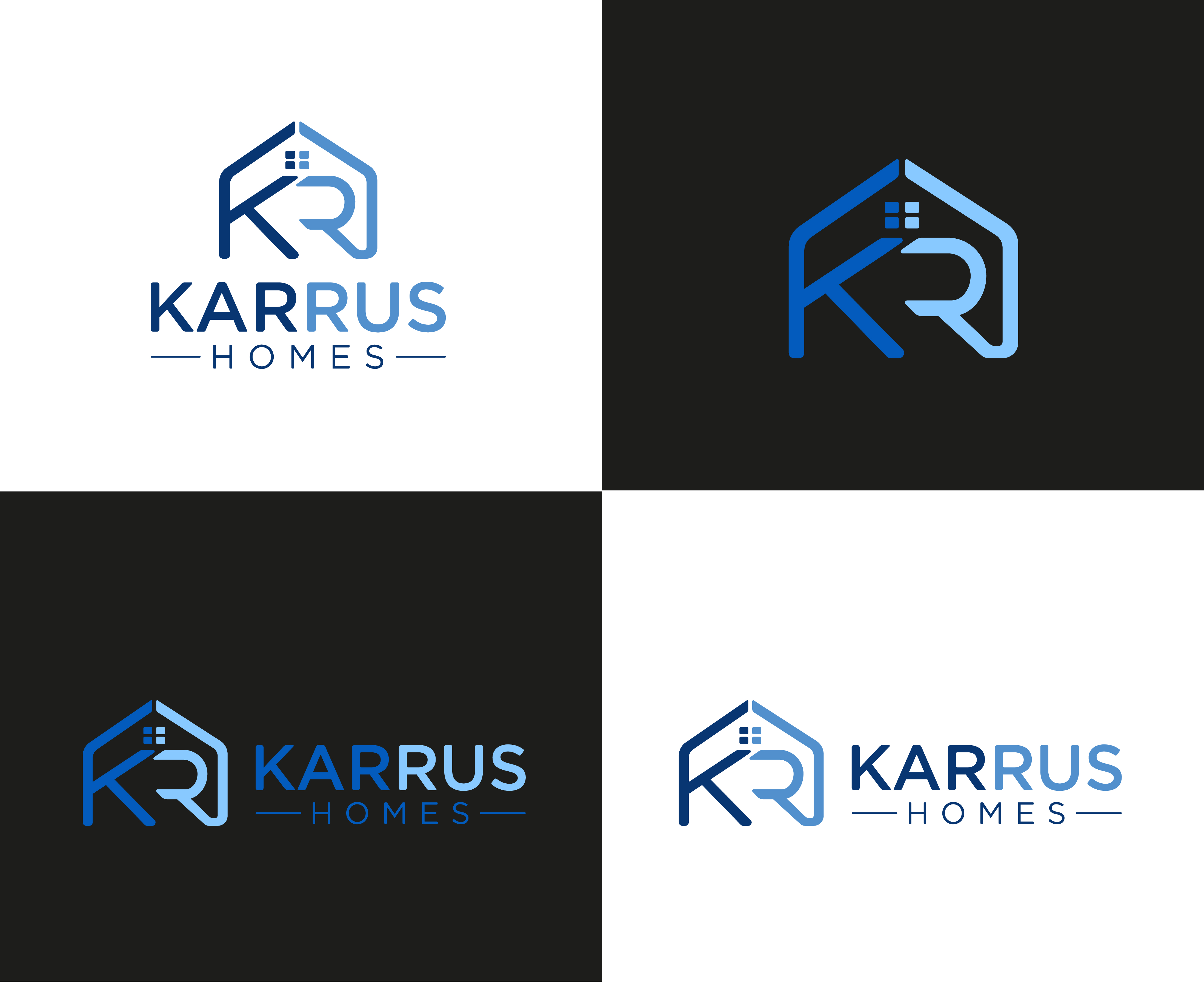 Logo Design by Logo Maker Zone for Karrus Homes | Design #37799623