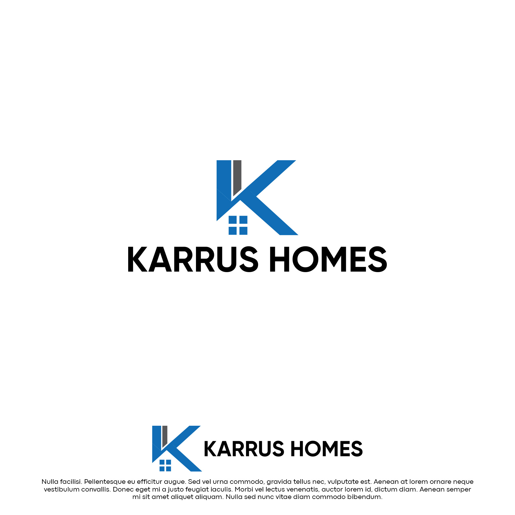 Logo Design by ScoreStriver for Karrus Homes | Design #37790827