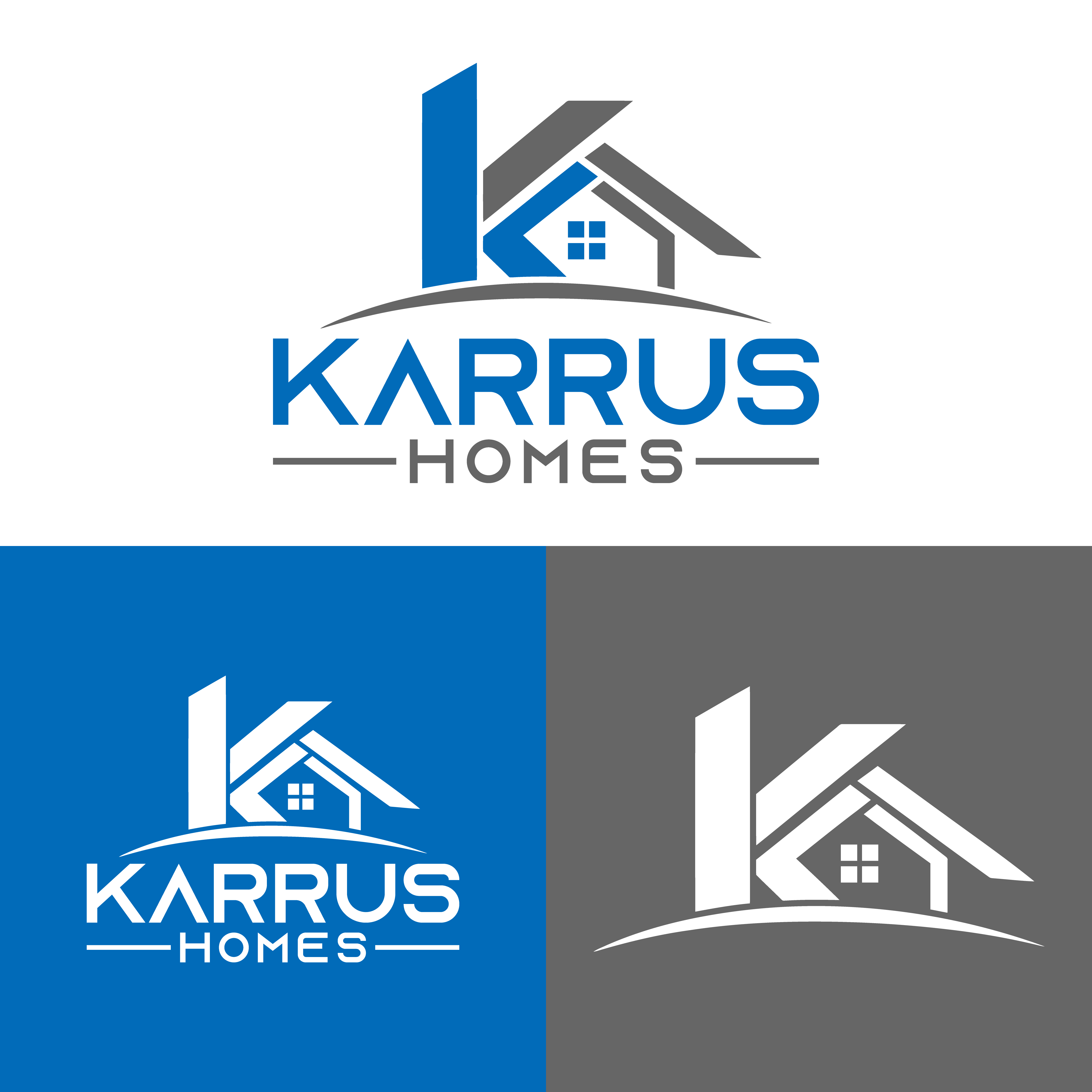 Logo Design by Jubaidur Creative Designer for Karrus Homes | Design #37771778