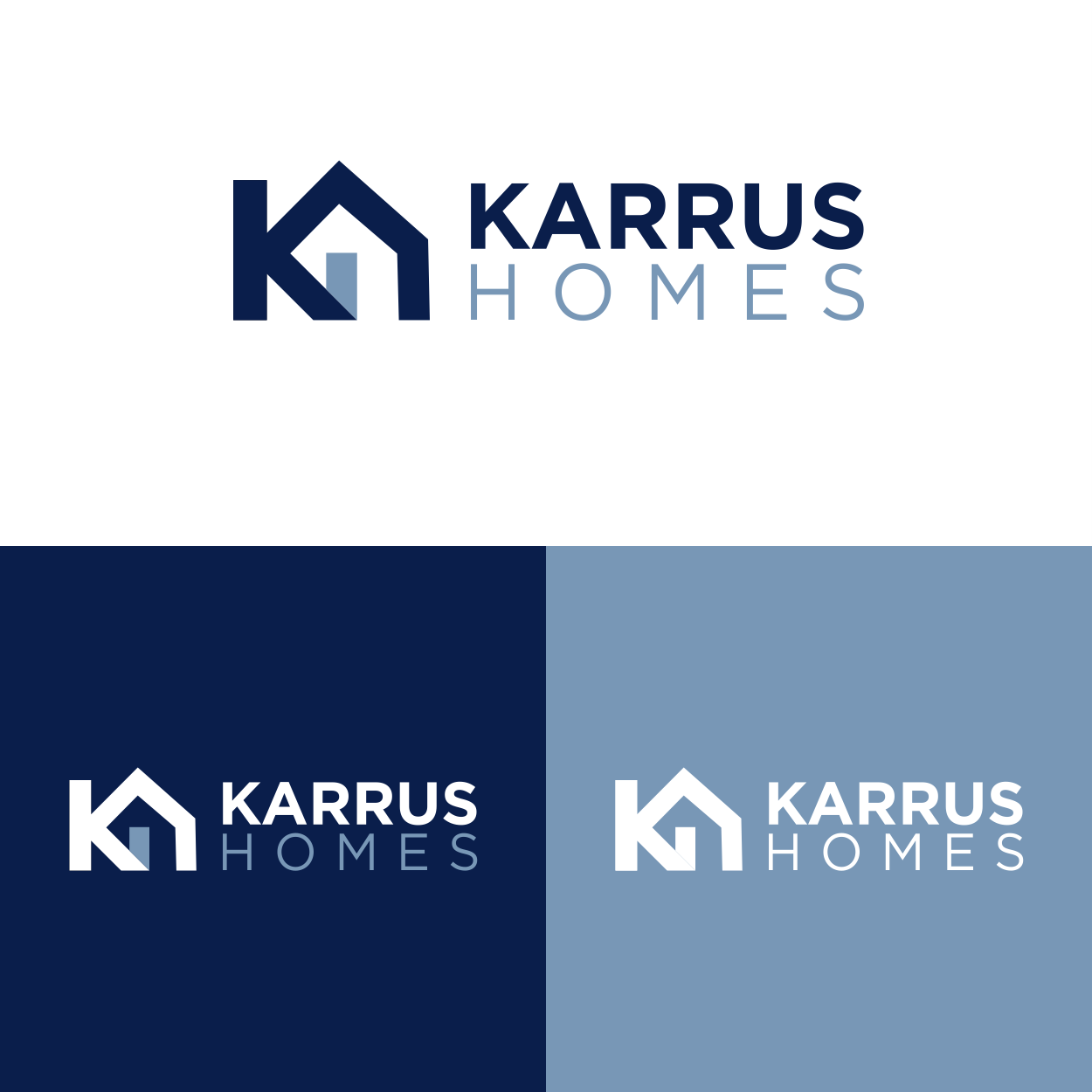 Logo Design by @Rijha for Karrus Homes | Design #37773213