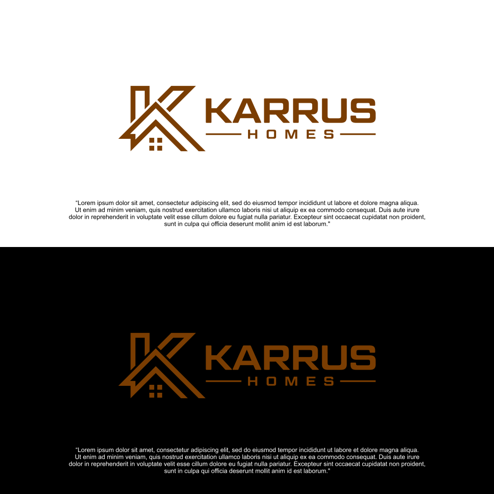 Logo Design by Nanas91 for Karrus Homes | Design #37787575