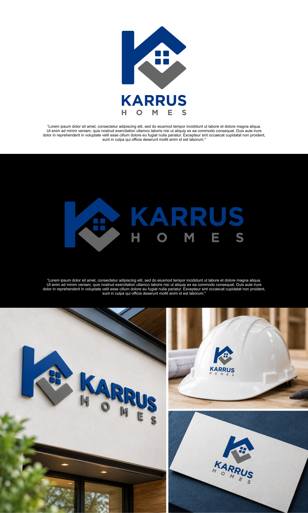 Logo Design by Nanas91 for Karrus Homes | Design #37796363