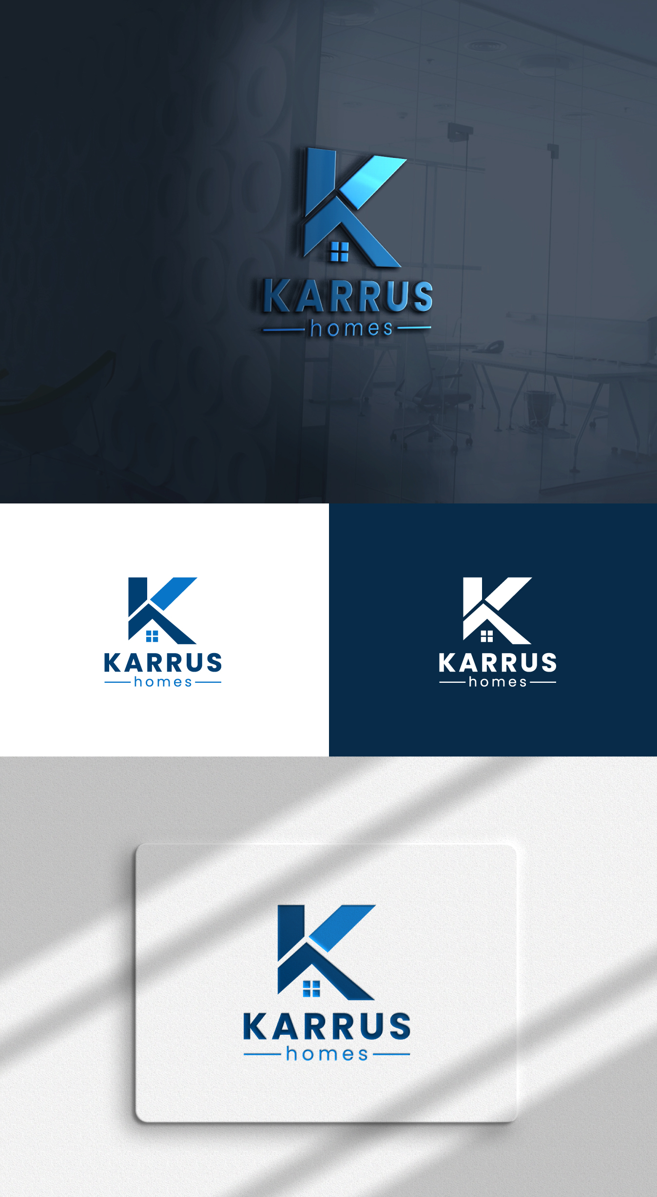 Logo Design by Oliver_Design for Karrus Homes | Design #37769882