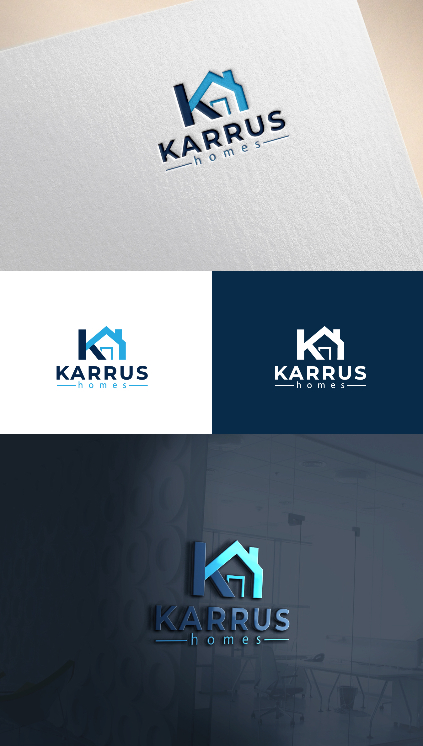Logo Design by Oliver_Design for Karrus Homes | Design #37769933