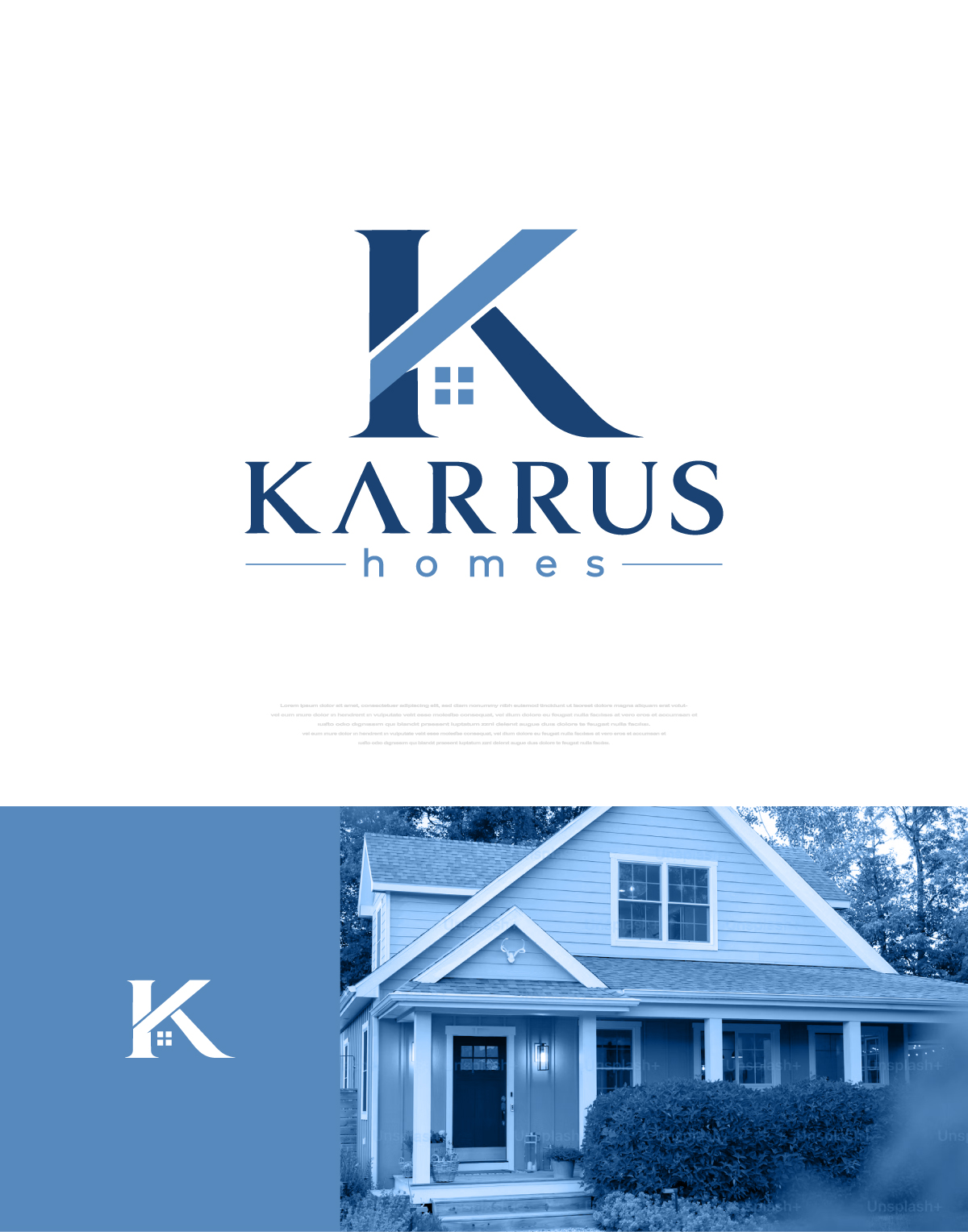 Logo Design by __Alom__ for Karrus Homes | Design #37772747