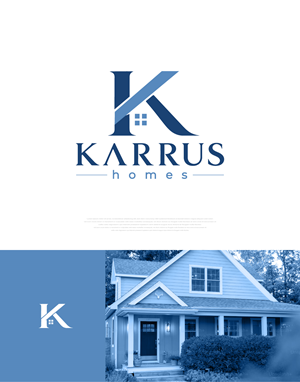 Logo Design by __Alom__ for Karrus Homes | Design: #37772747
