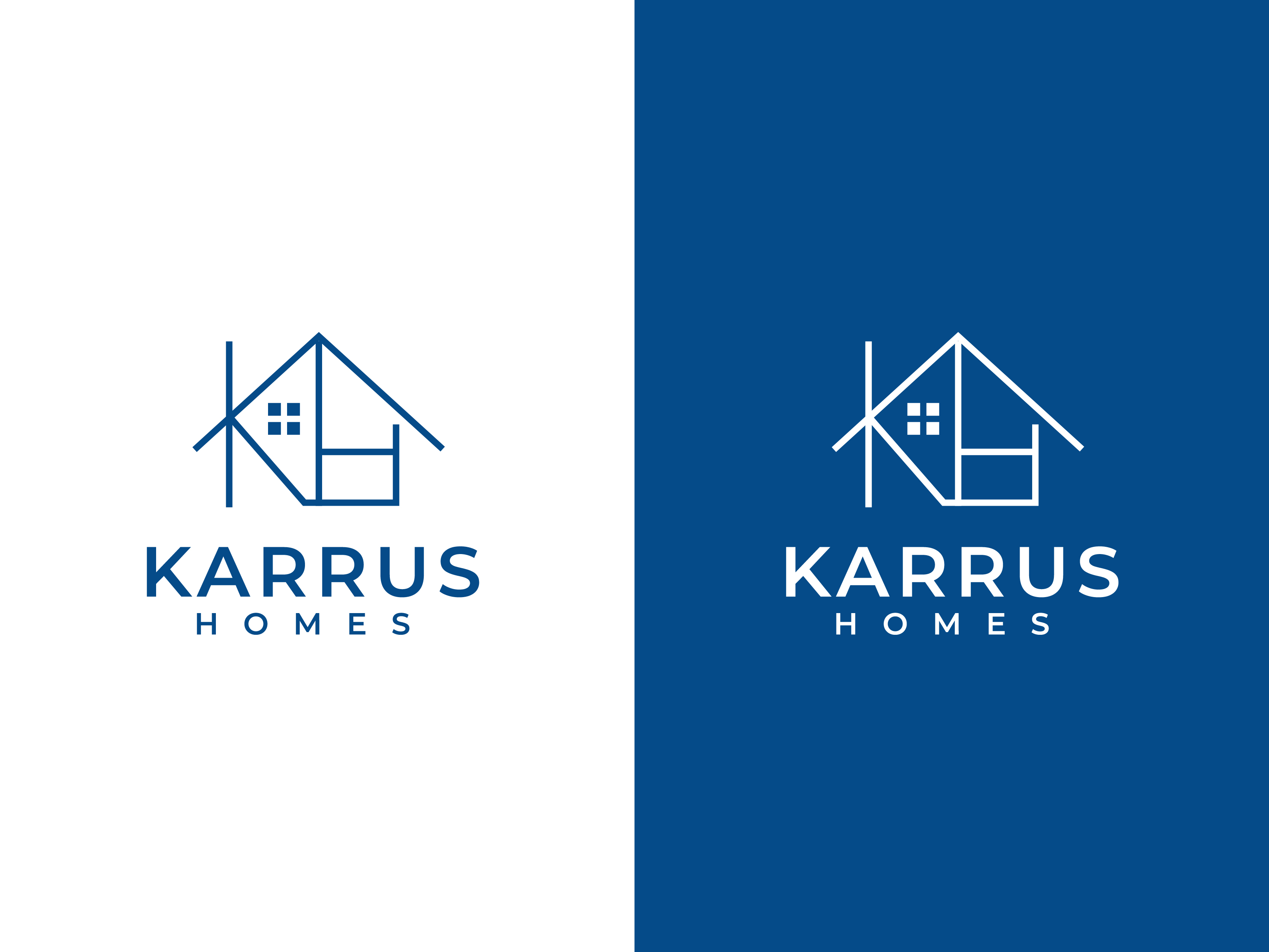Logo Design by OmR786 for Karrus Homes | Design #37772540