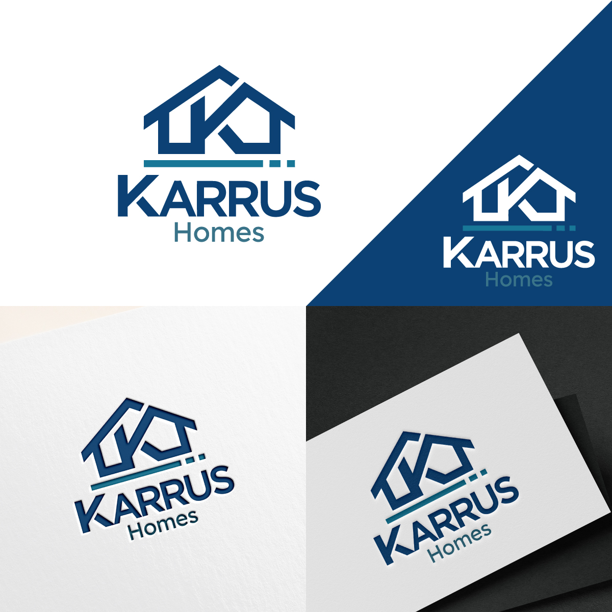 Logo Design by Virtuoso_designs for Karrus Homes | Design #37771647