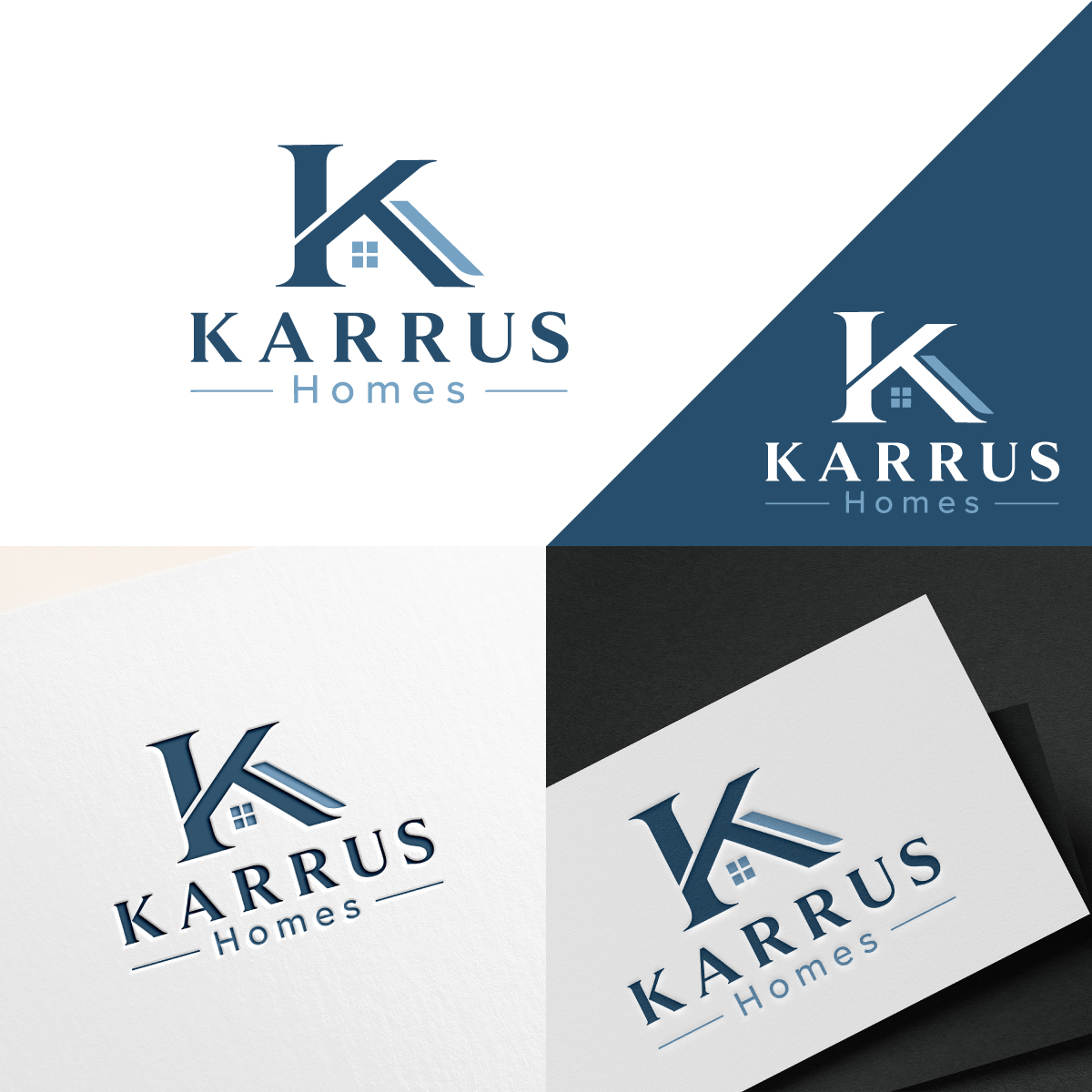 Logo Design by Virtuoso_designs for Karrus Homes | Design #37771648