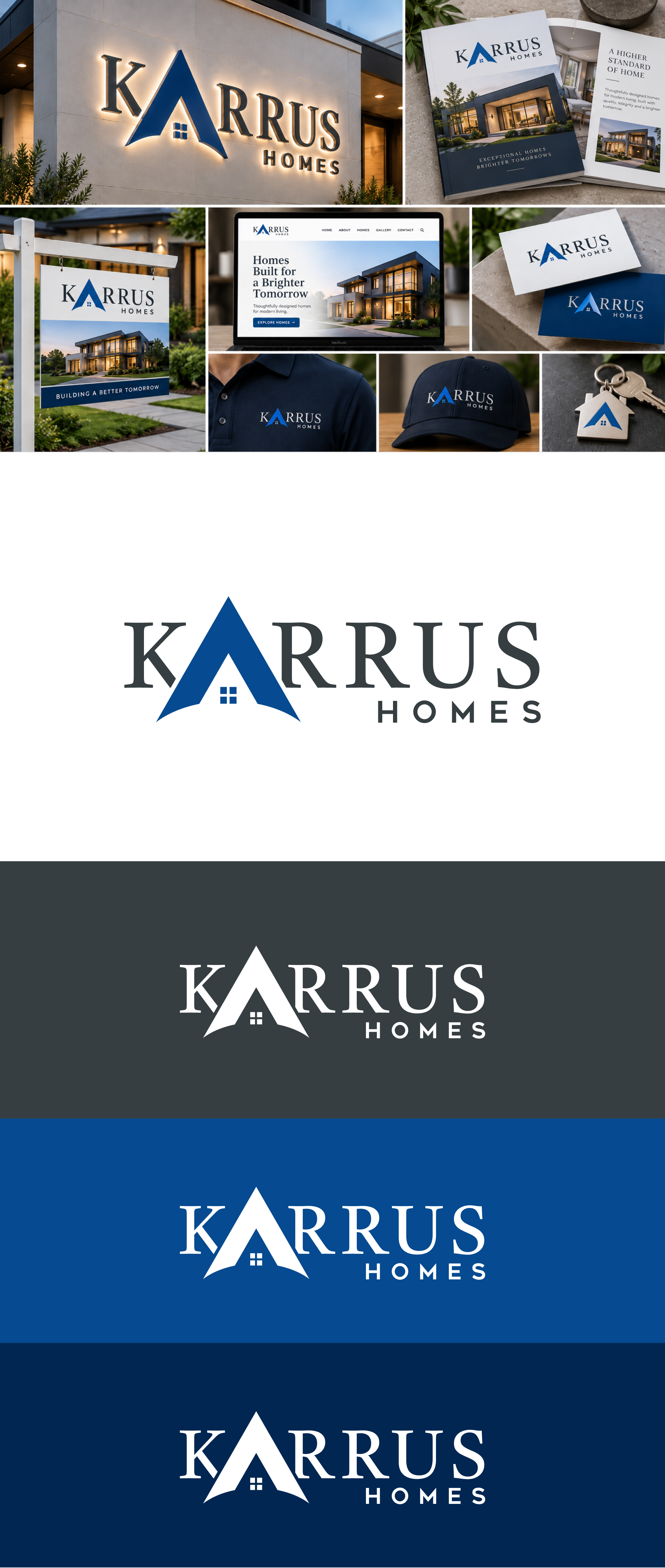 Logo Design by Latika M. for Karrus Homes | Design #37800294