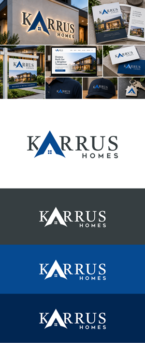 Logo Design by Latika M. for Karrus Homes | Design: #37800294