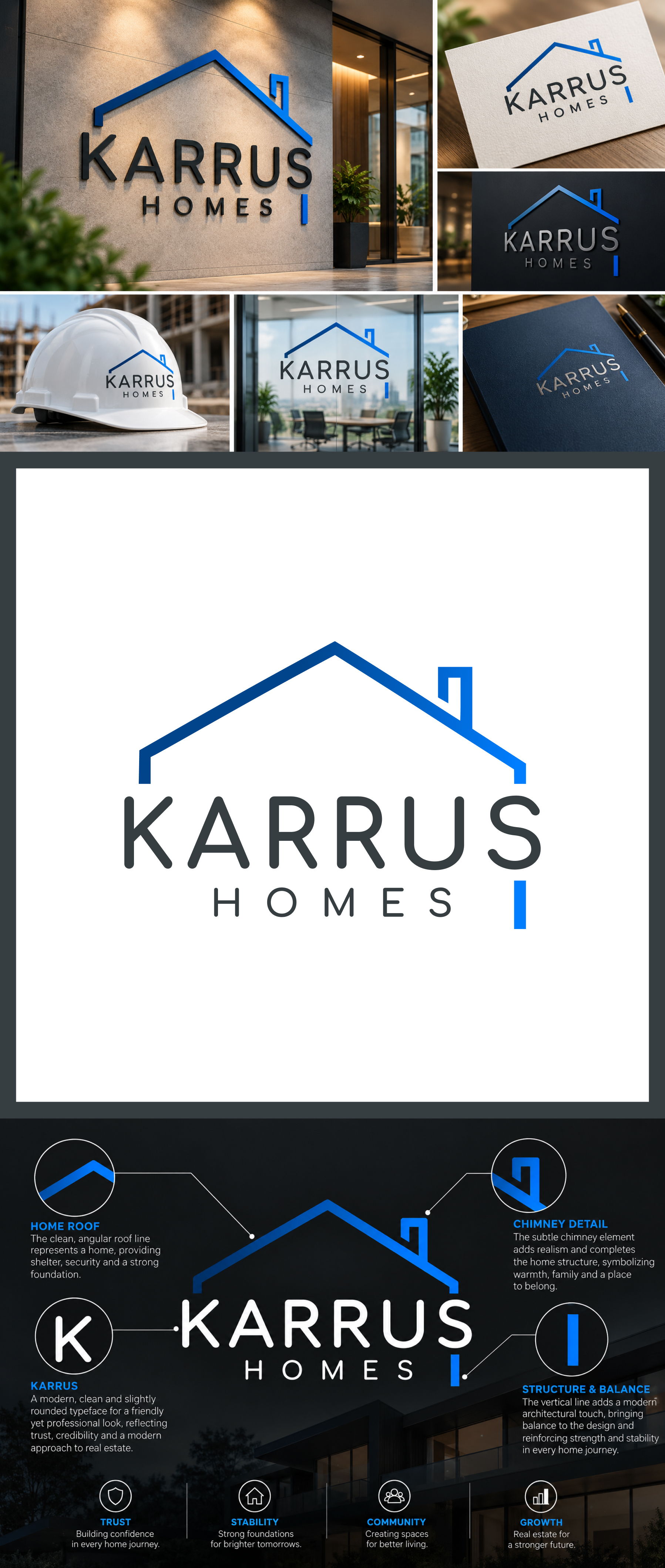 Logo-Design von Latika M. für Karrus Homes | Design #37803845