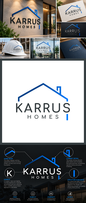 Logo-Design von Latika M. für Karrus Homes | Design: #37803845