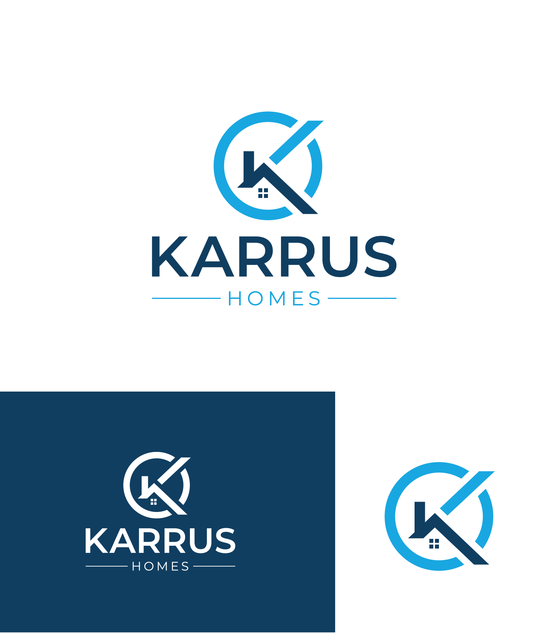 Logo Design by Dezign frd for Karrus Homes | Design #37772911