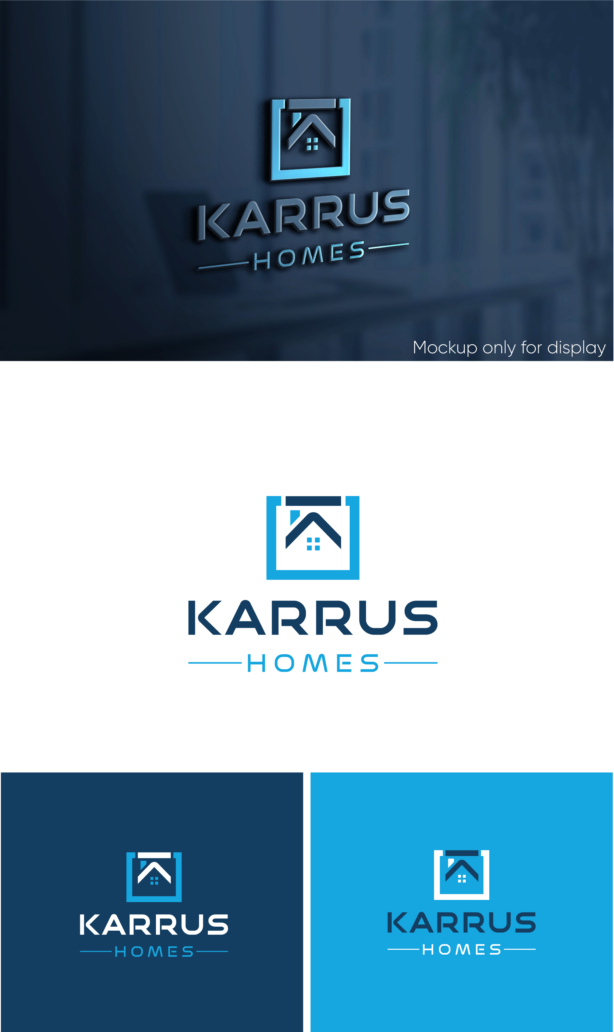 Logo Design by Dezign frd for Karrus Homes | Design #37776096
