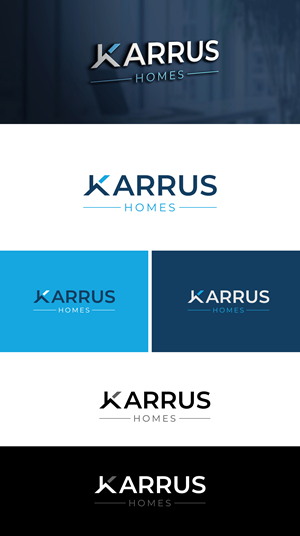 Logo Design by Dezign frd for Karrus Homes | Design: #37800052