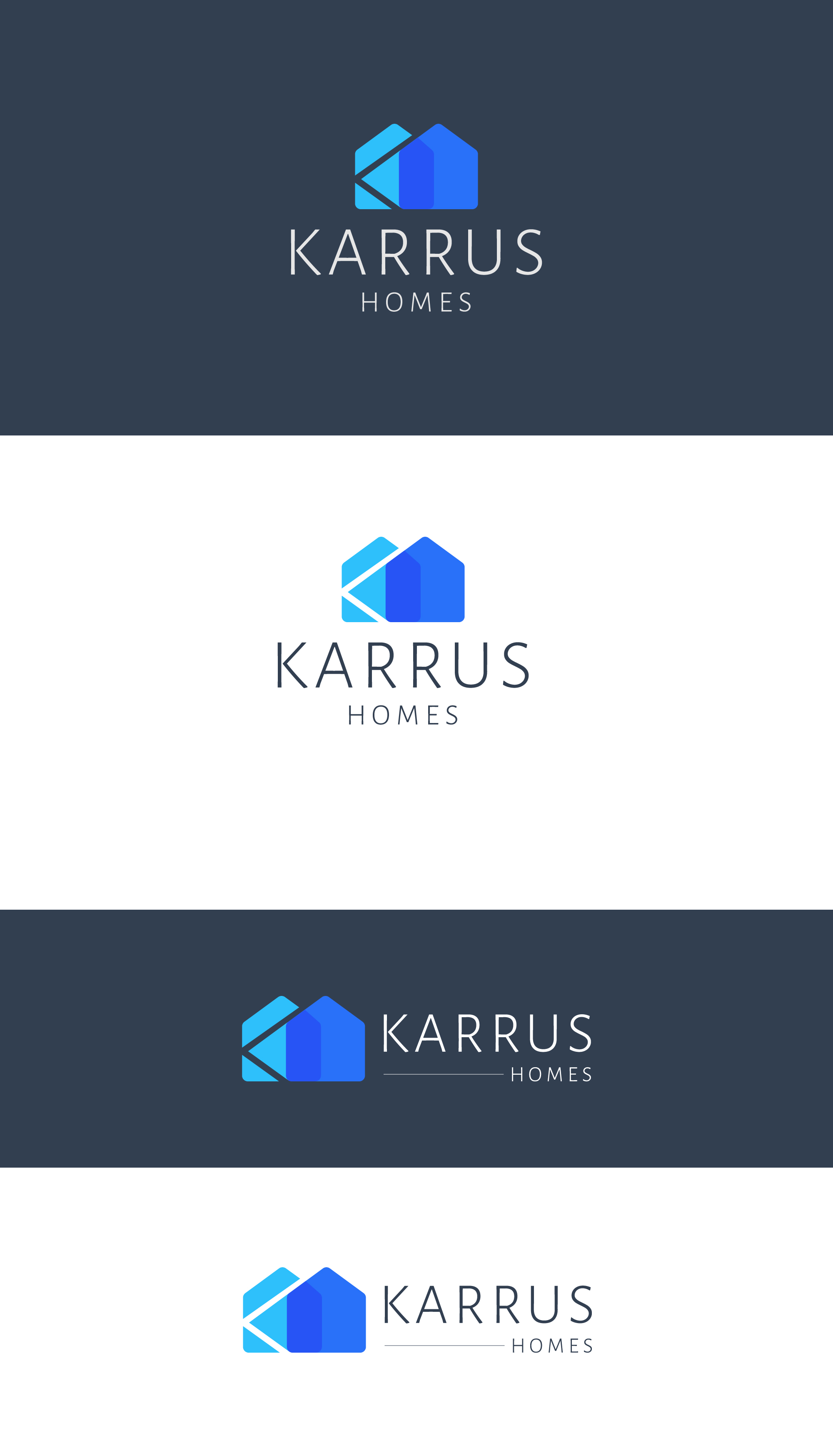 Logo Design by Dezign frd for Karrus Homes | Design #37803166