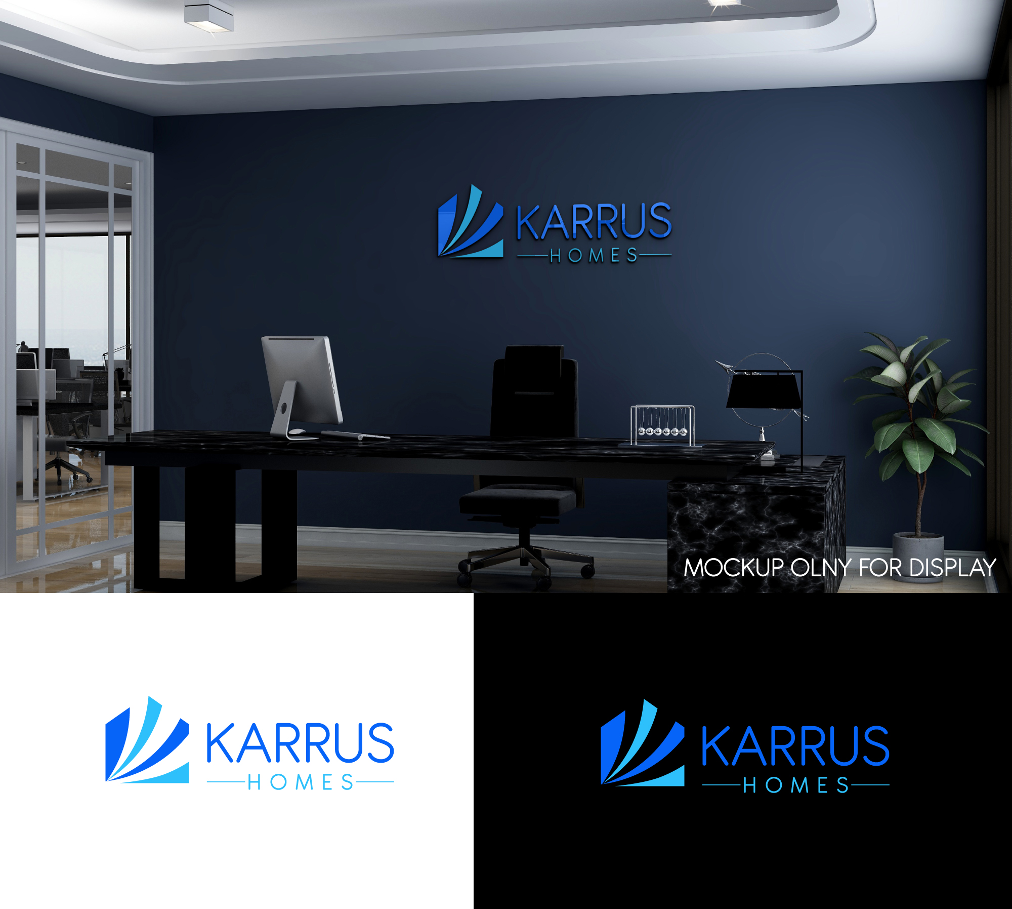 Logo Design by Dezign frd for Karrus Homes | Design #37803263