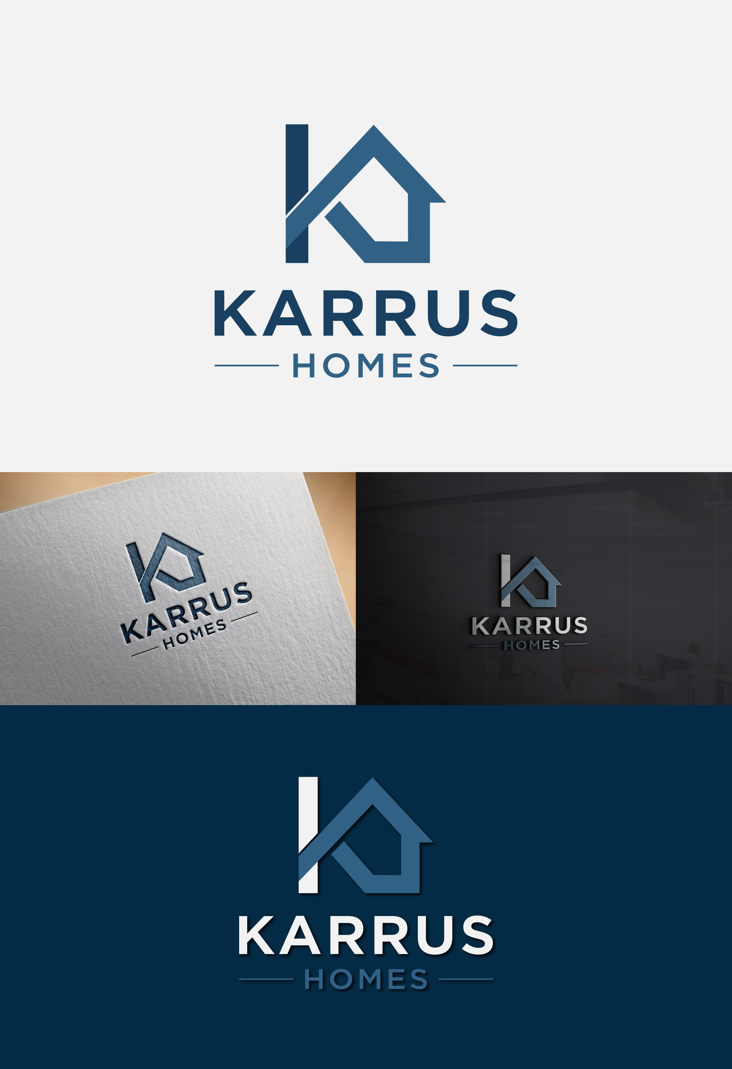 Logo Design by Sj.A for Karrus Homes | Design #37774314