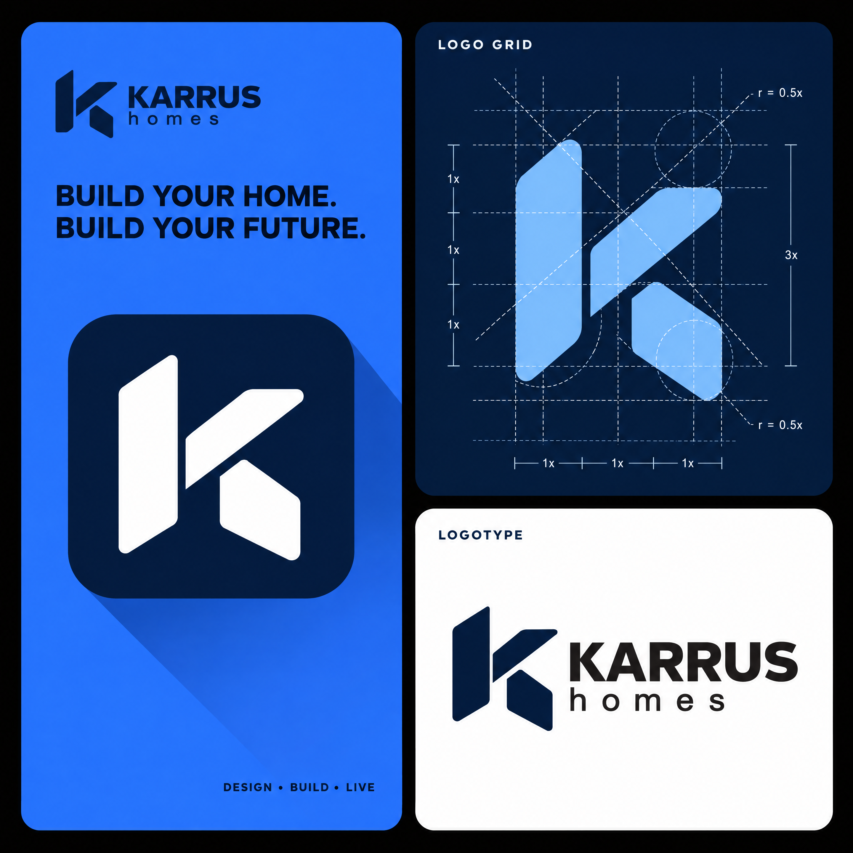 Logo Design by GreenBoys for Karrus Homes | Design #37772937