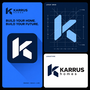 Logo Design by GreenBoys for Karrus Homes | Design: #37772937