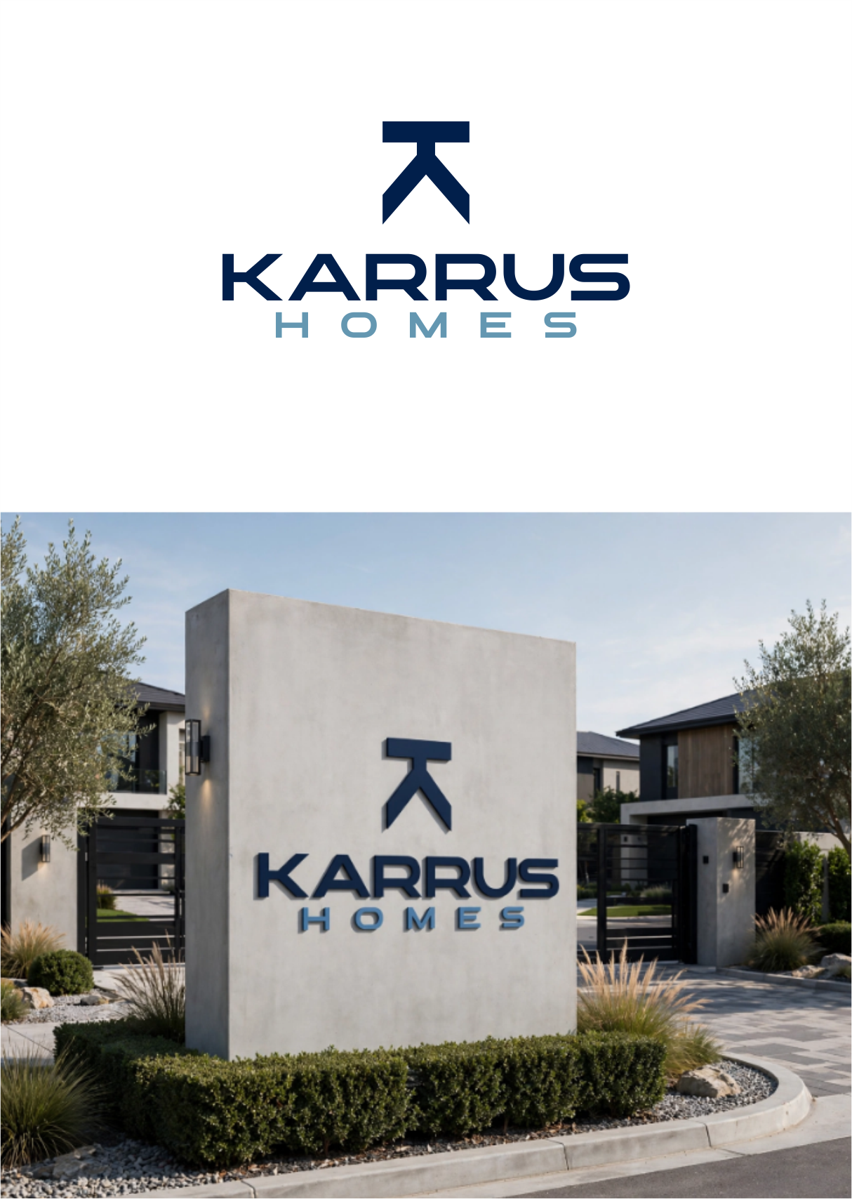 Logo Design by Arham Hidayat for Karrus Homes | Design #37780912