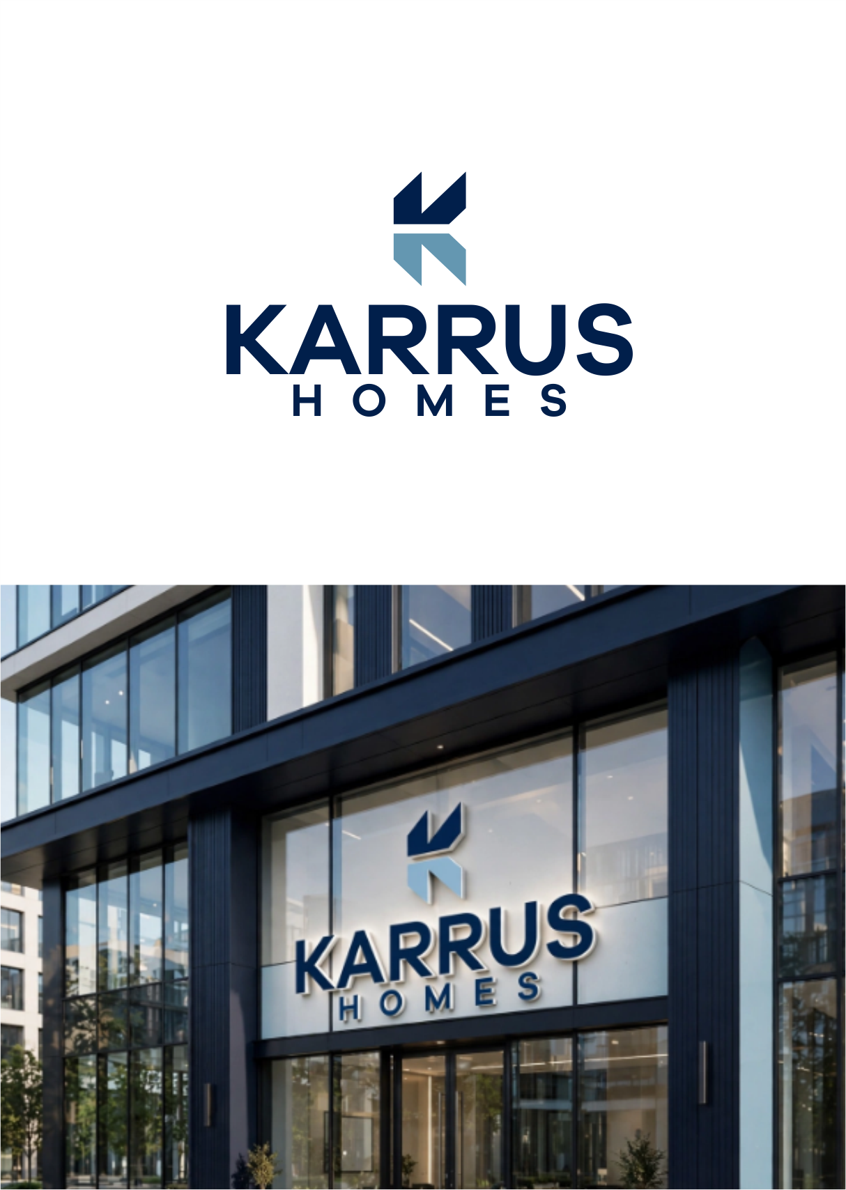Logo Design by Arham Hidayat for Karrus Homes | Design #37780913
