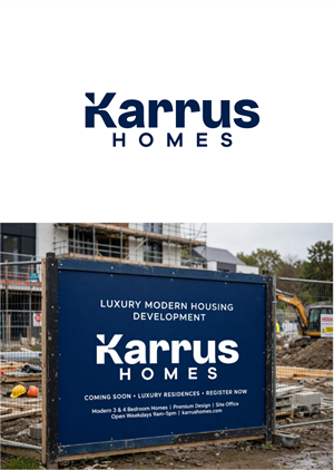 Logo Design by Arham Hidayat for Karrus Homes | Design: #37780915