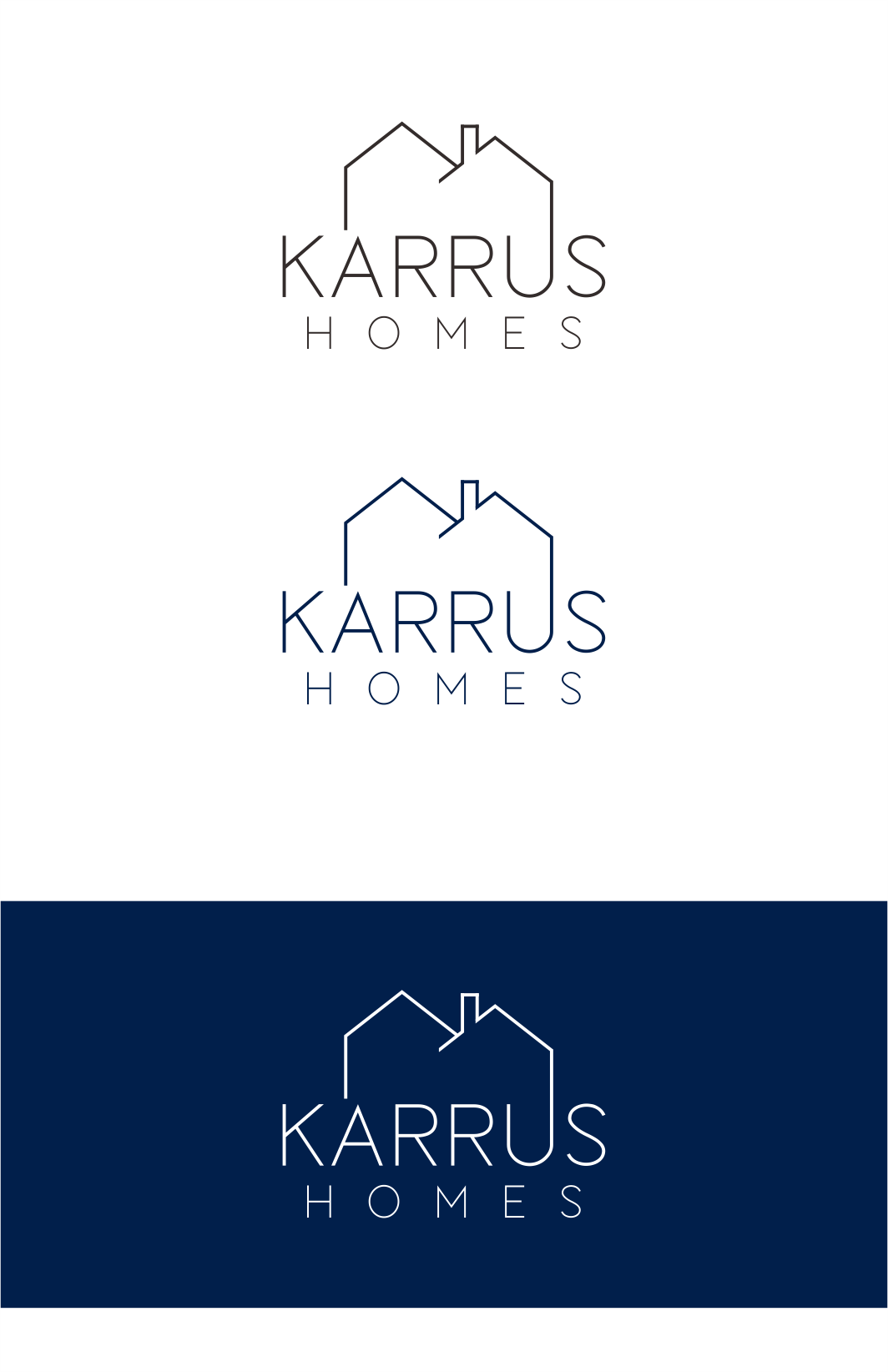 Logo Design by Arham Hidayat for Karrus Homes | Design #37800744