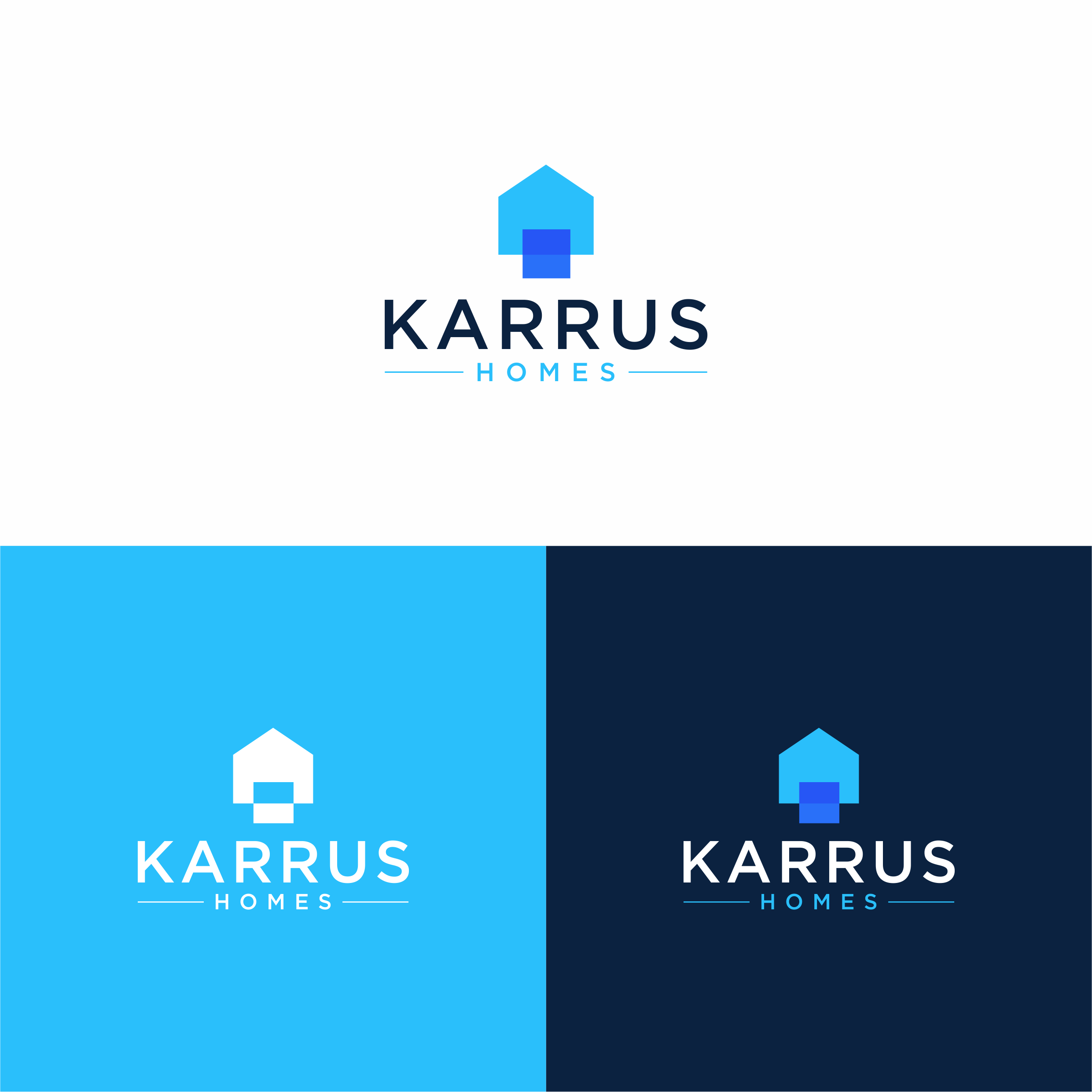 Logo Design by achil78 for Karrus Homes | Design #37802484