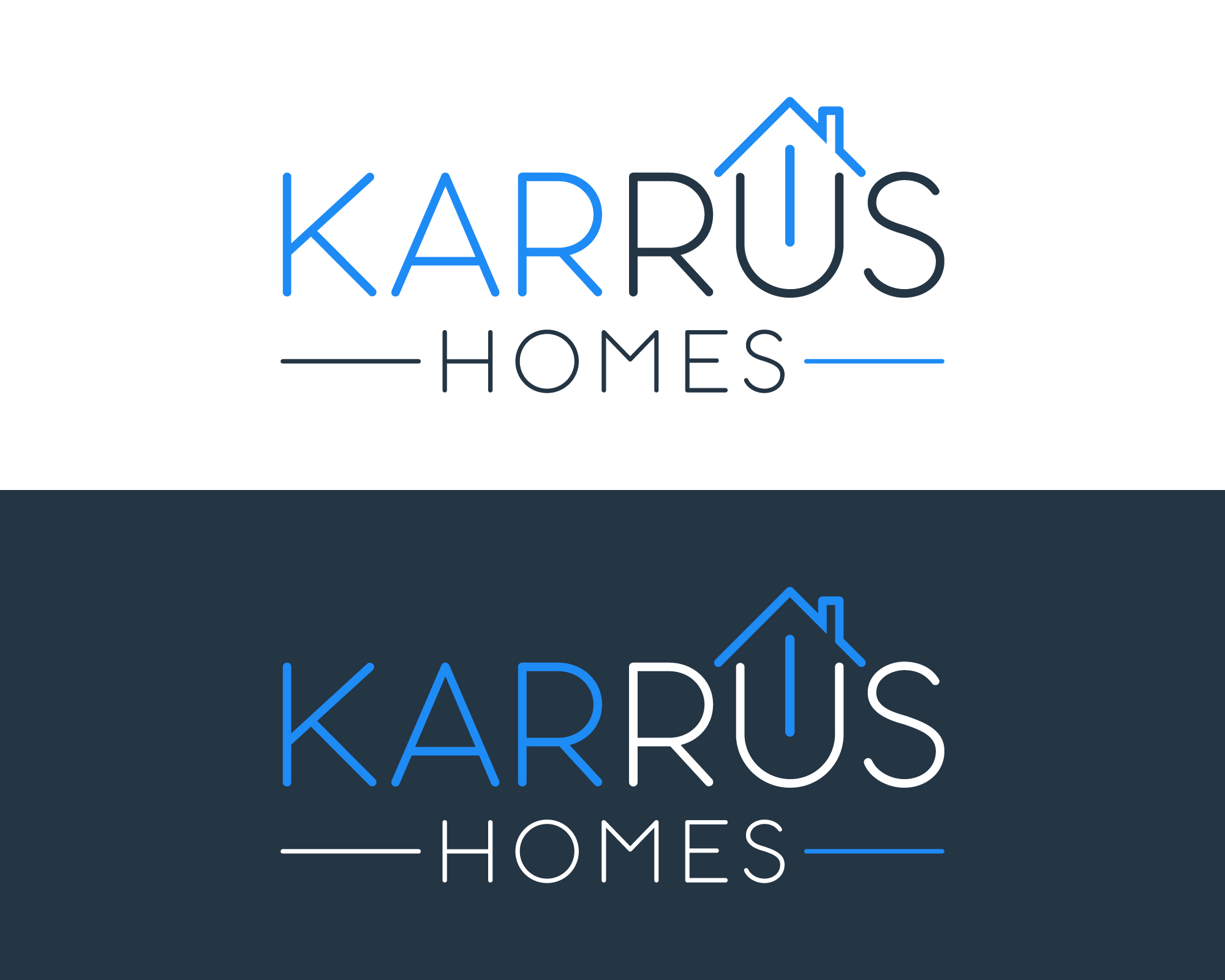 Logo Design by Betycat for Karrus Homes | Design #37801384