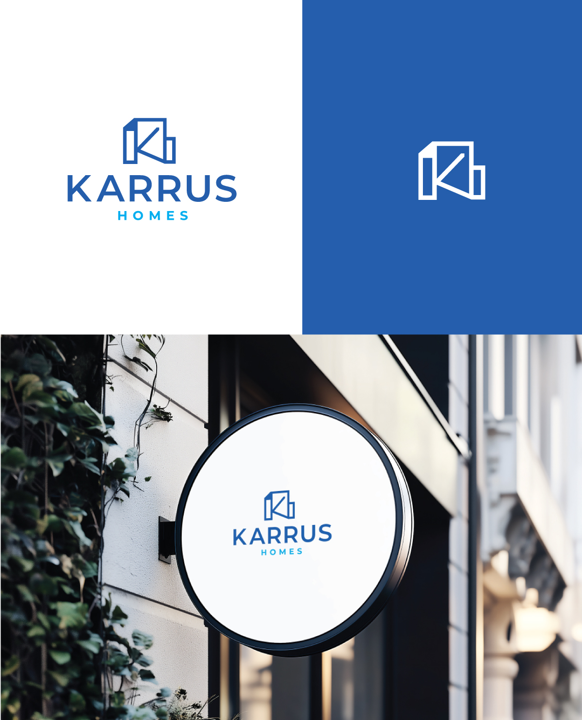 Logo Design by AbhishekkM'24 for Karrus Homes | Design #37770292
