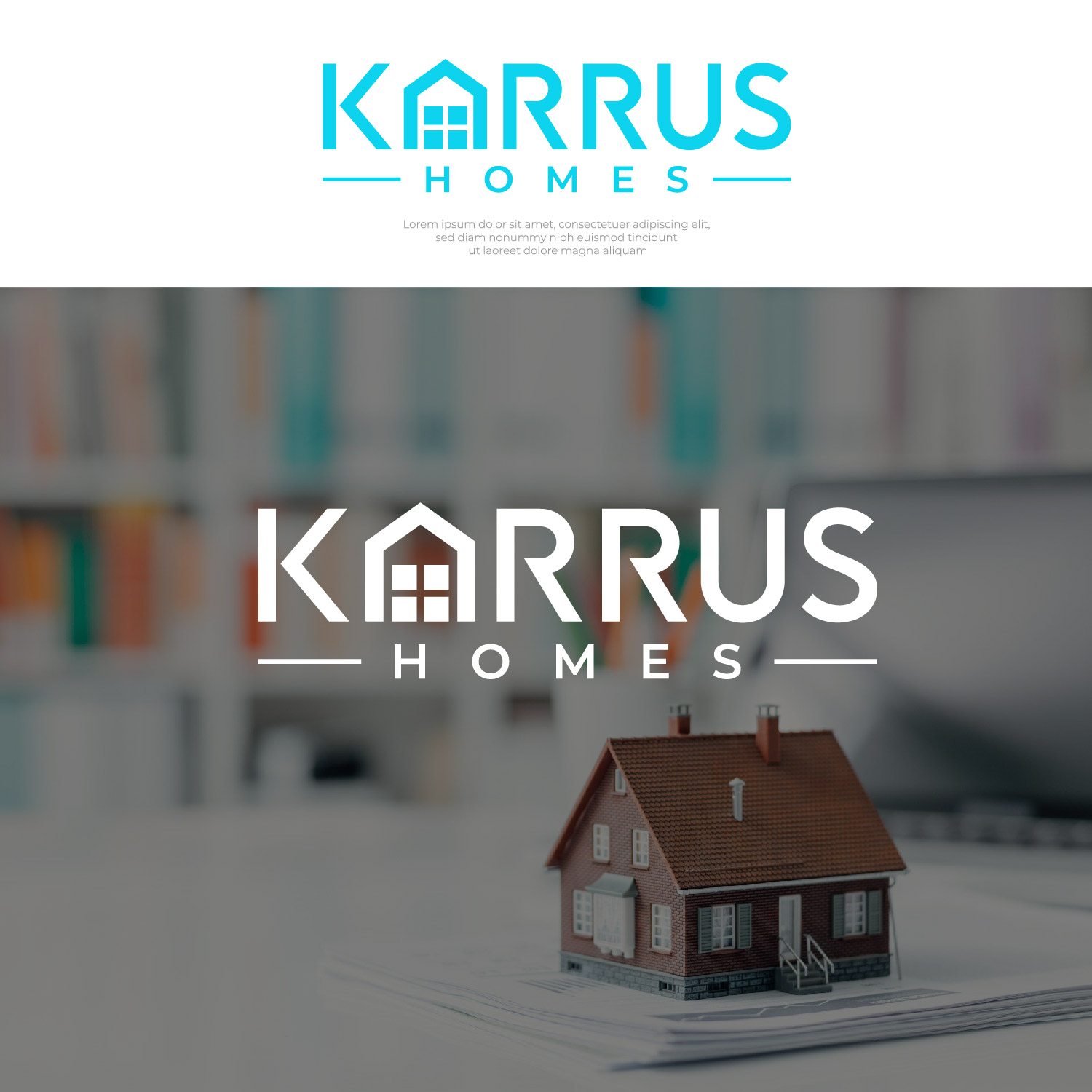 Logo Design by Superbeam for Karrus Homes | Design #37796469