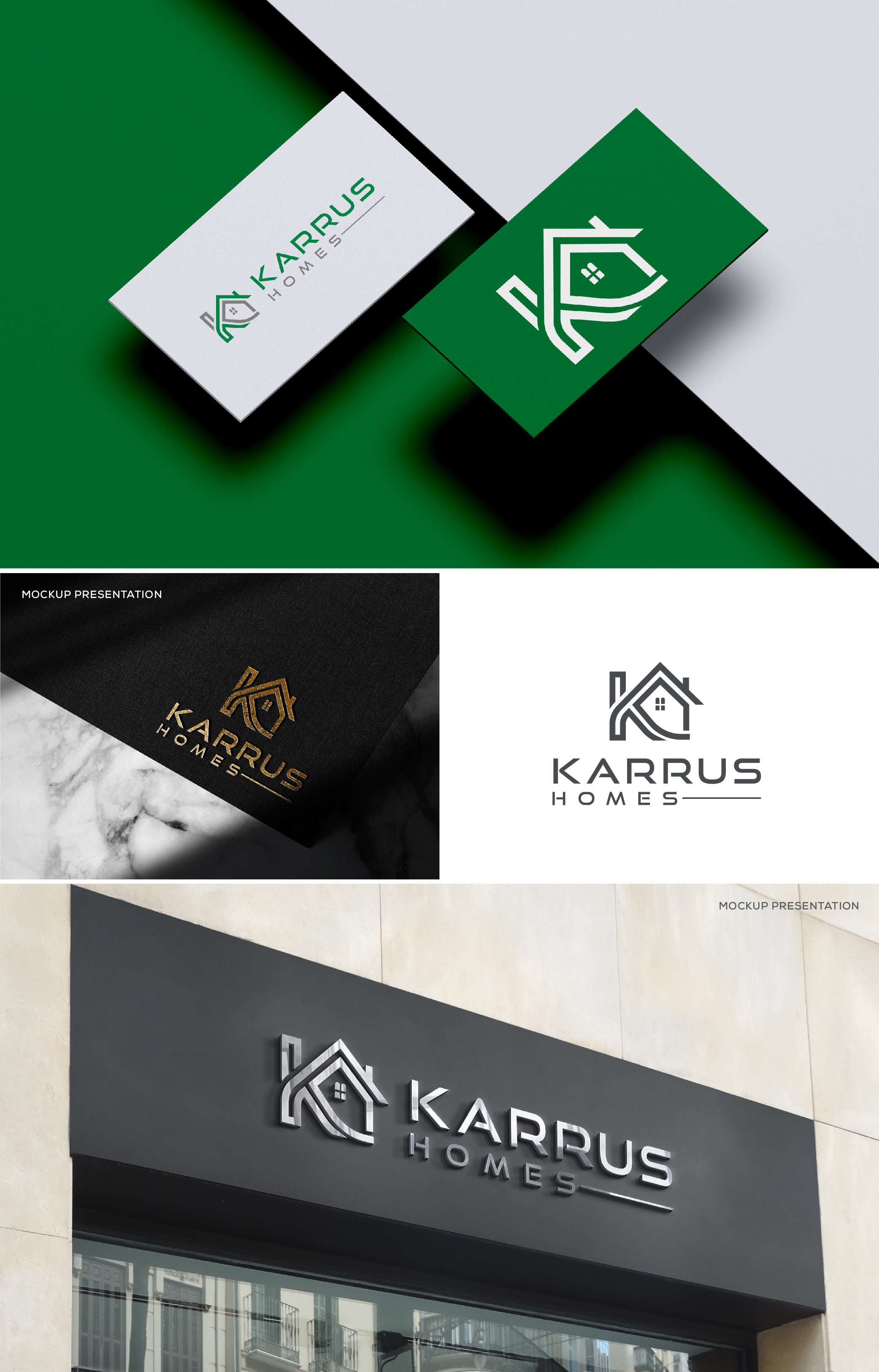 Logo Design by AL-BARAKAH for Karrus Homes | Design #37769852