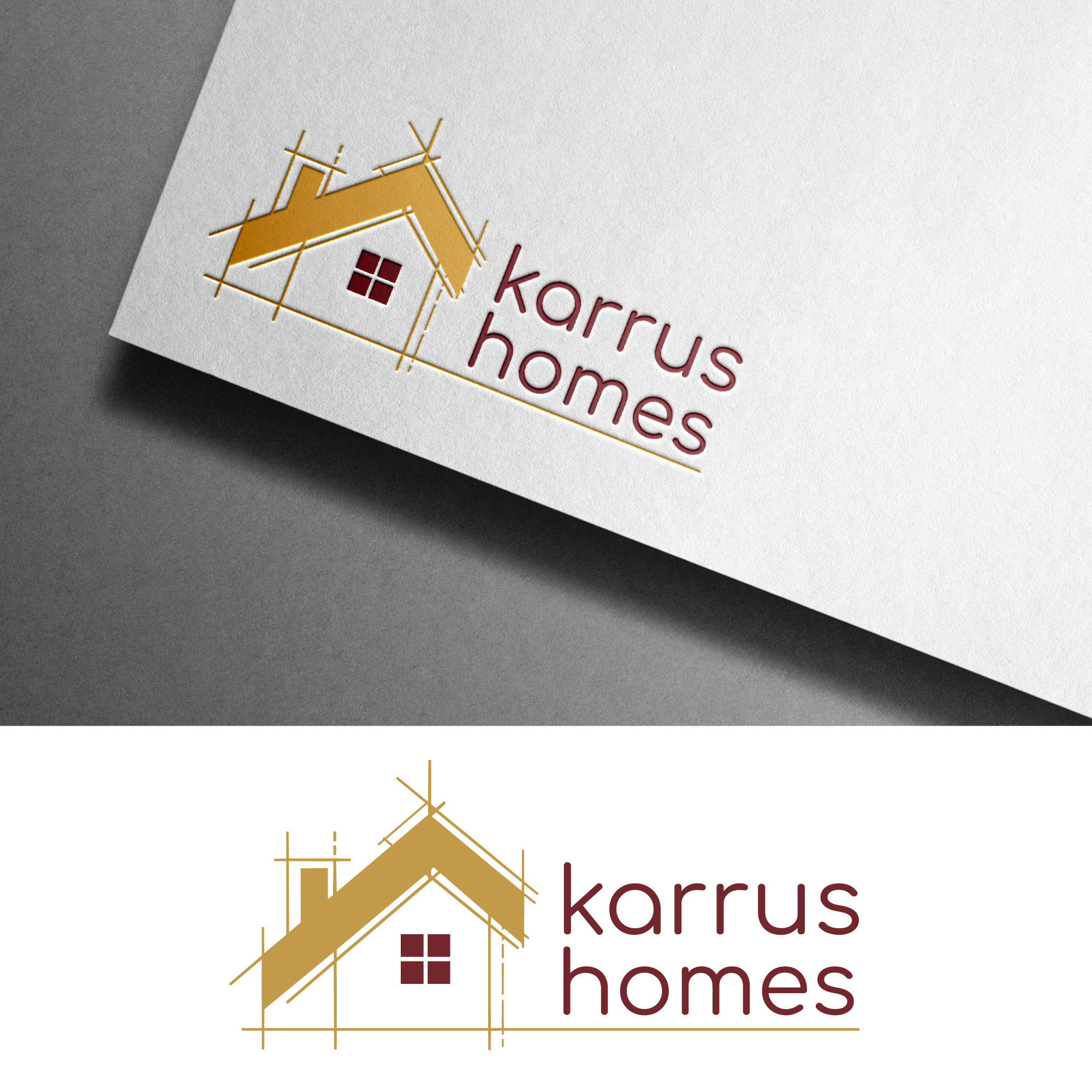 Logo Design by Prodesign81 for Karrus Homes | Design #37794452