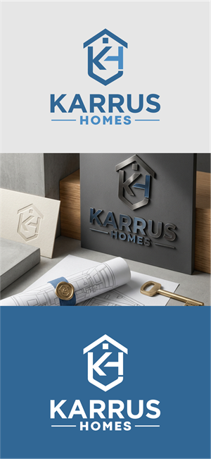 Logo Design by shiroRo for Karrus Homes | Design: #37795601