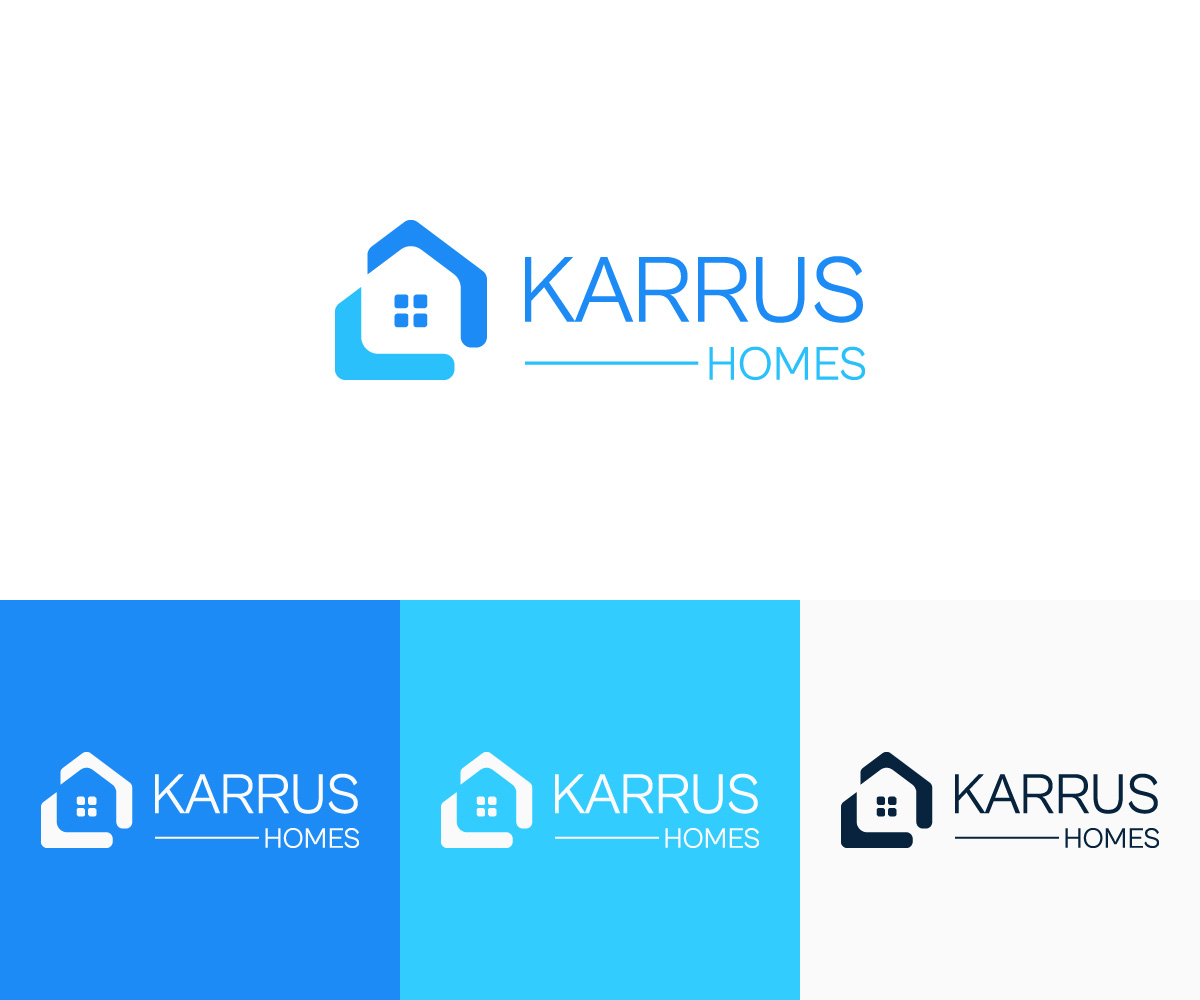 Logo Design by Dot.Dedi for Karrus Homes | Design #37801390