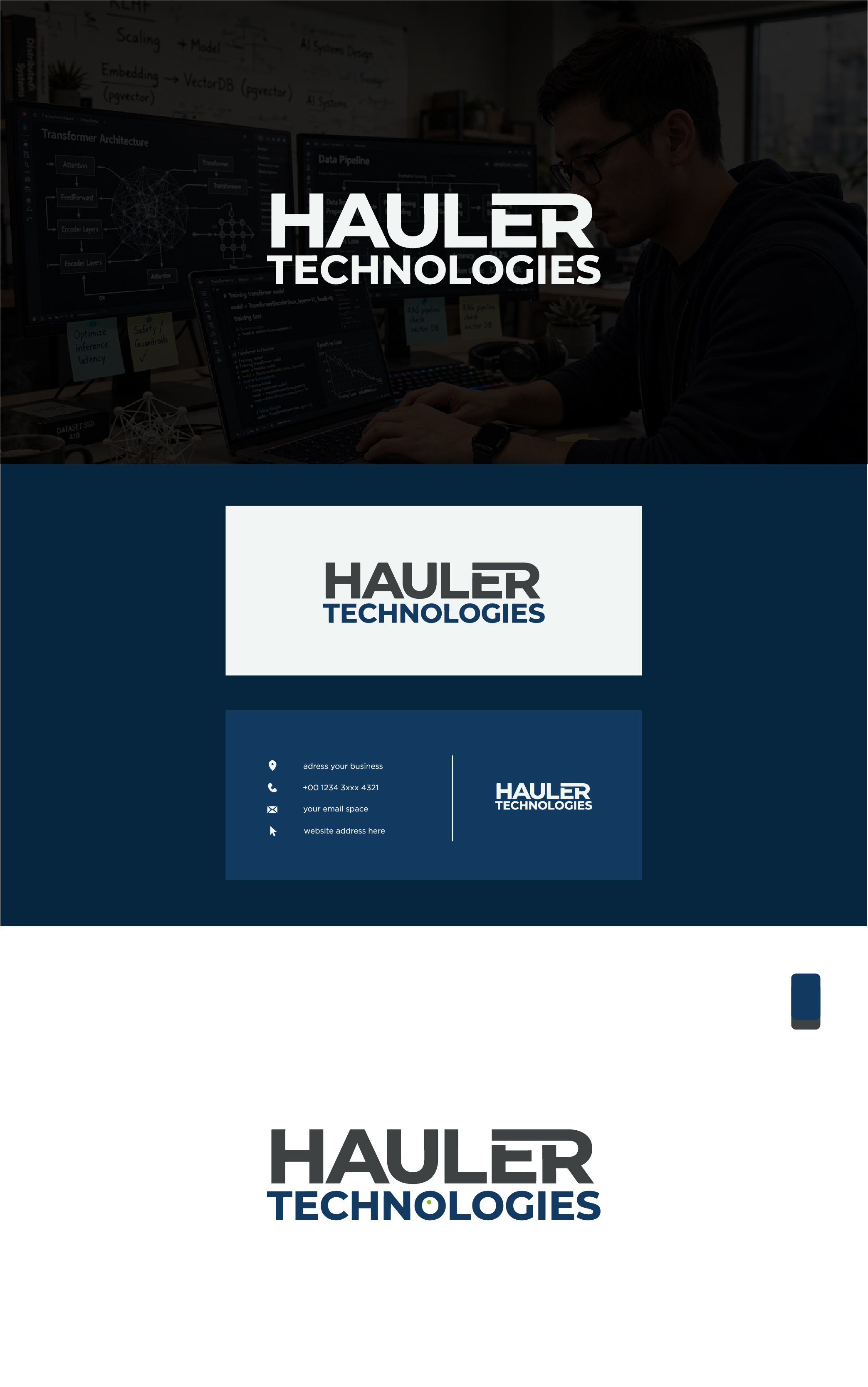 Logo Design by Annapoorna Design Co for Hauler Technologies s.r.o. | Design #37801653