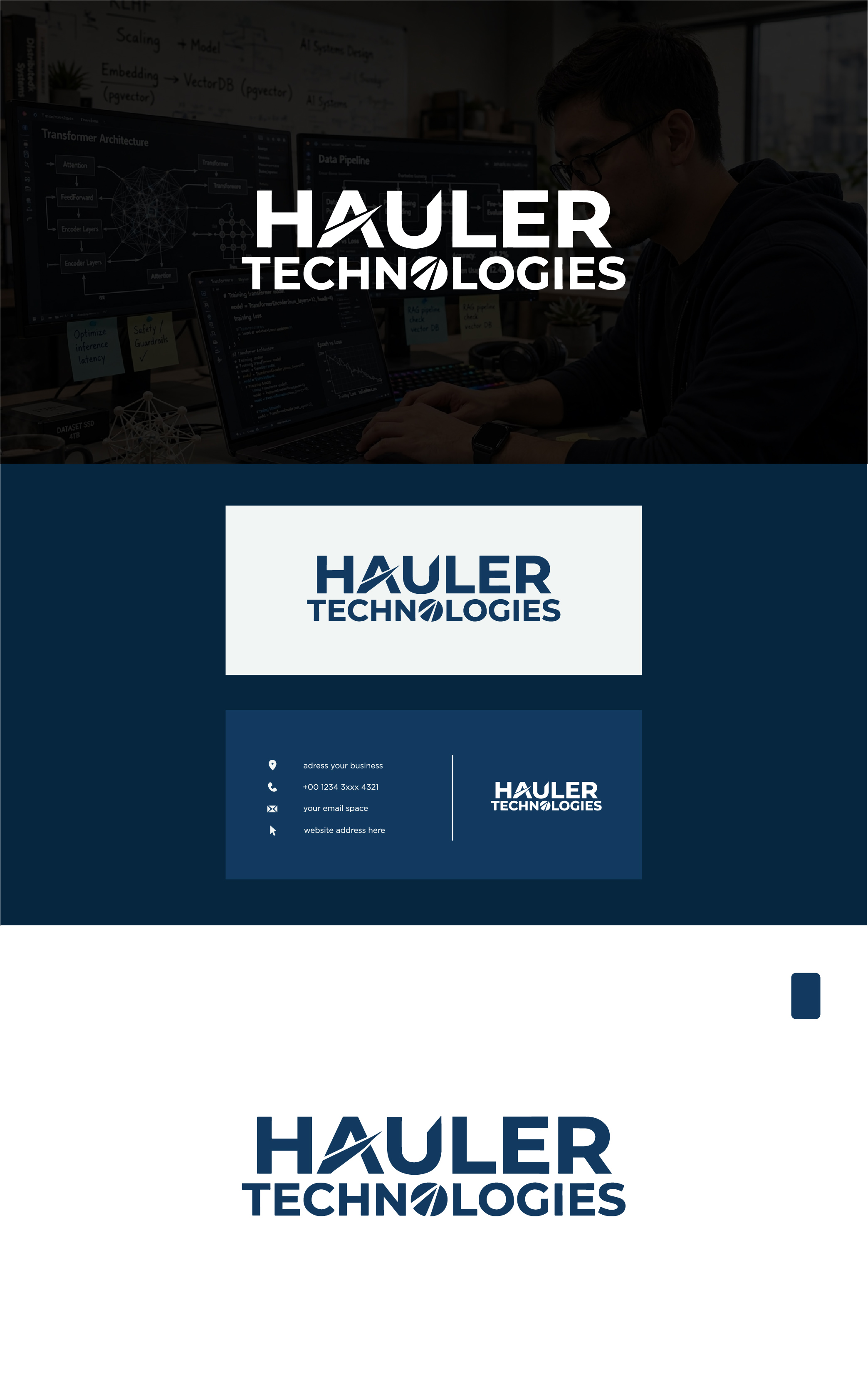 Logo Design by Annapoorna Design Co for Hauler Technologies s.r.o. | Design #37801656
