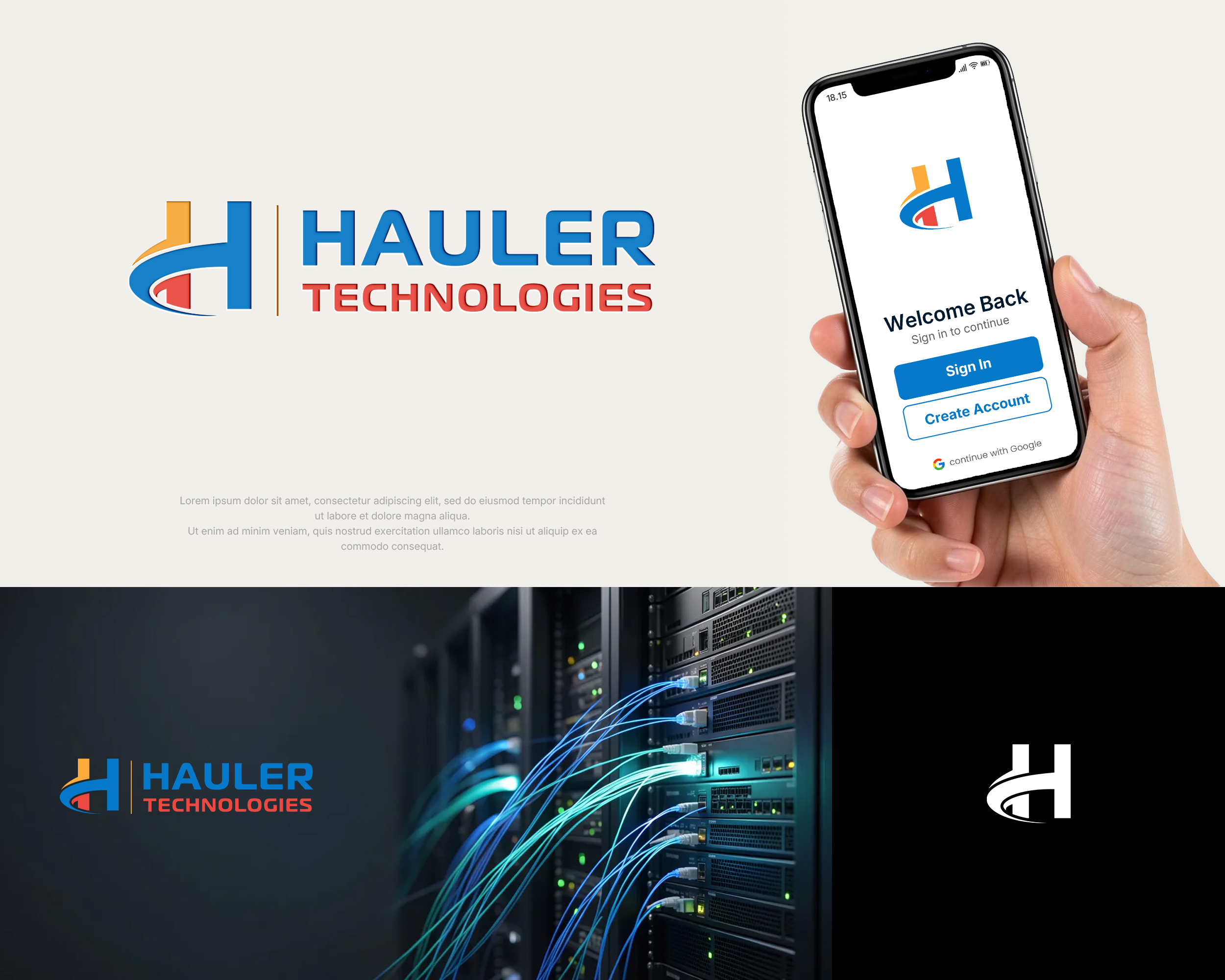 Logo Design by Kejo87 for Hauler Technologies s.r.o. | Design #37784468