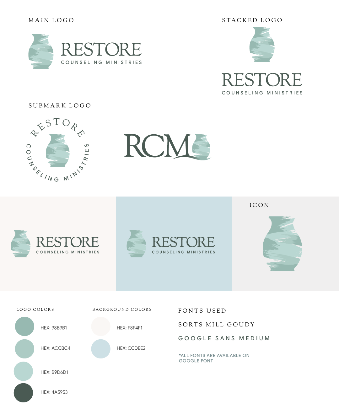 Logo Design by coloratura for Restore Counseling Ministries | Design: #37803165