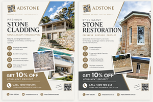 Diseño de Flyer por sugidesign para Decor Stone | Diseño #37788691