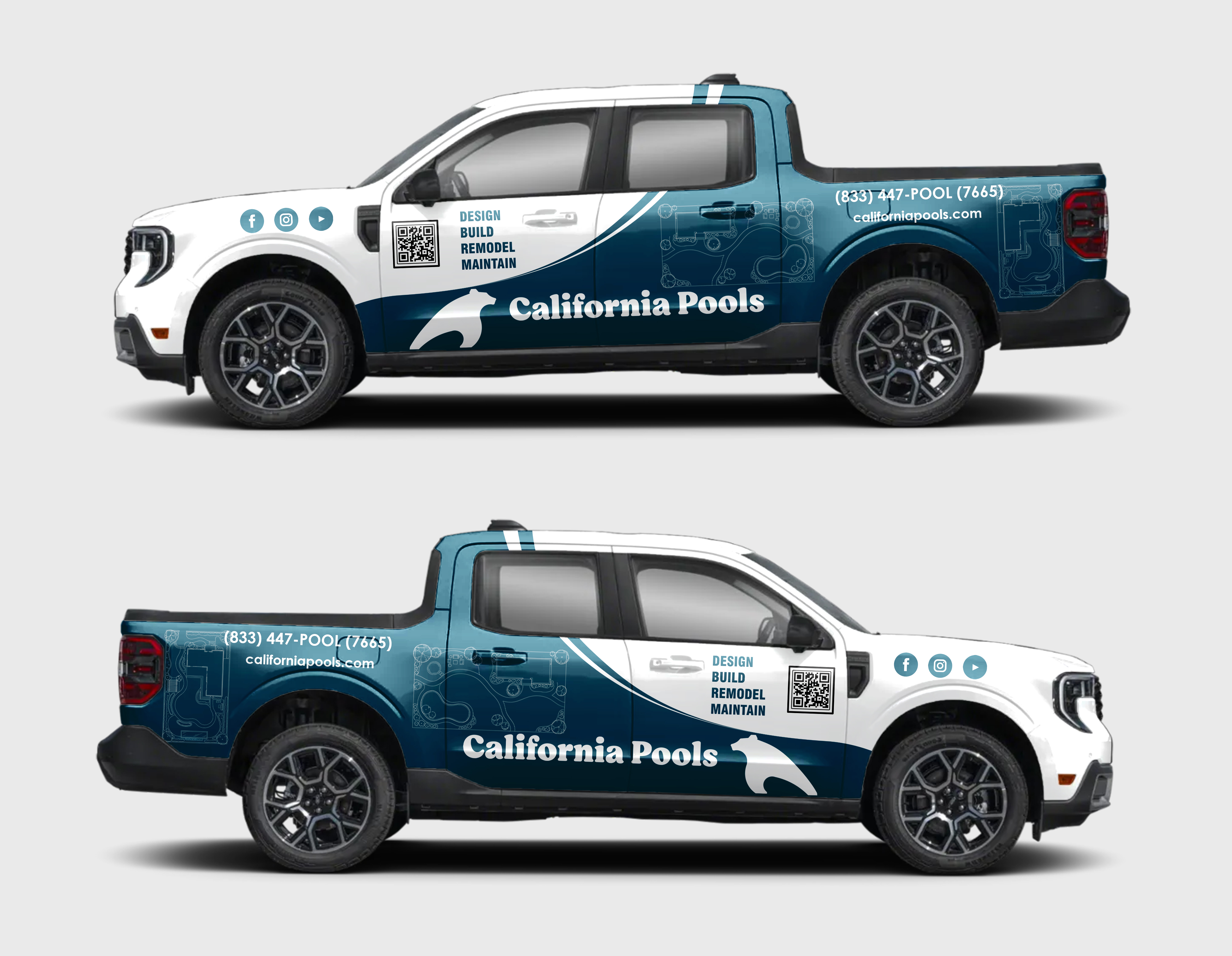Car Wrap Design by tamtama for California Pools | Design #37793531