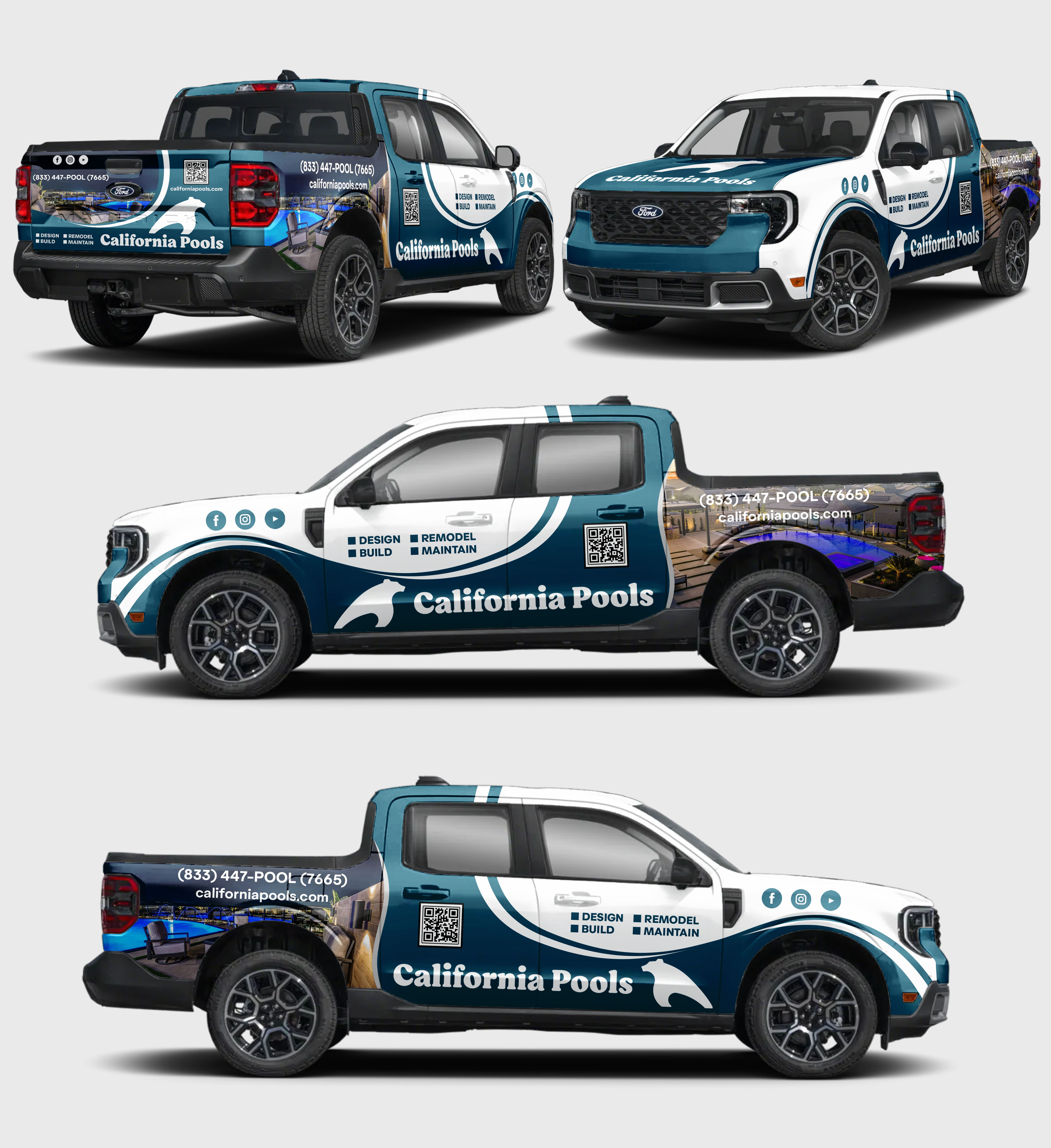 Car Wrap Design by tamtama for California Pools | Design #37802538