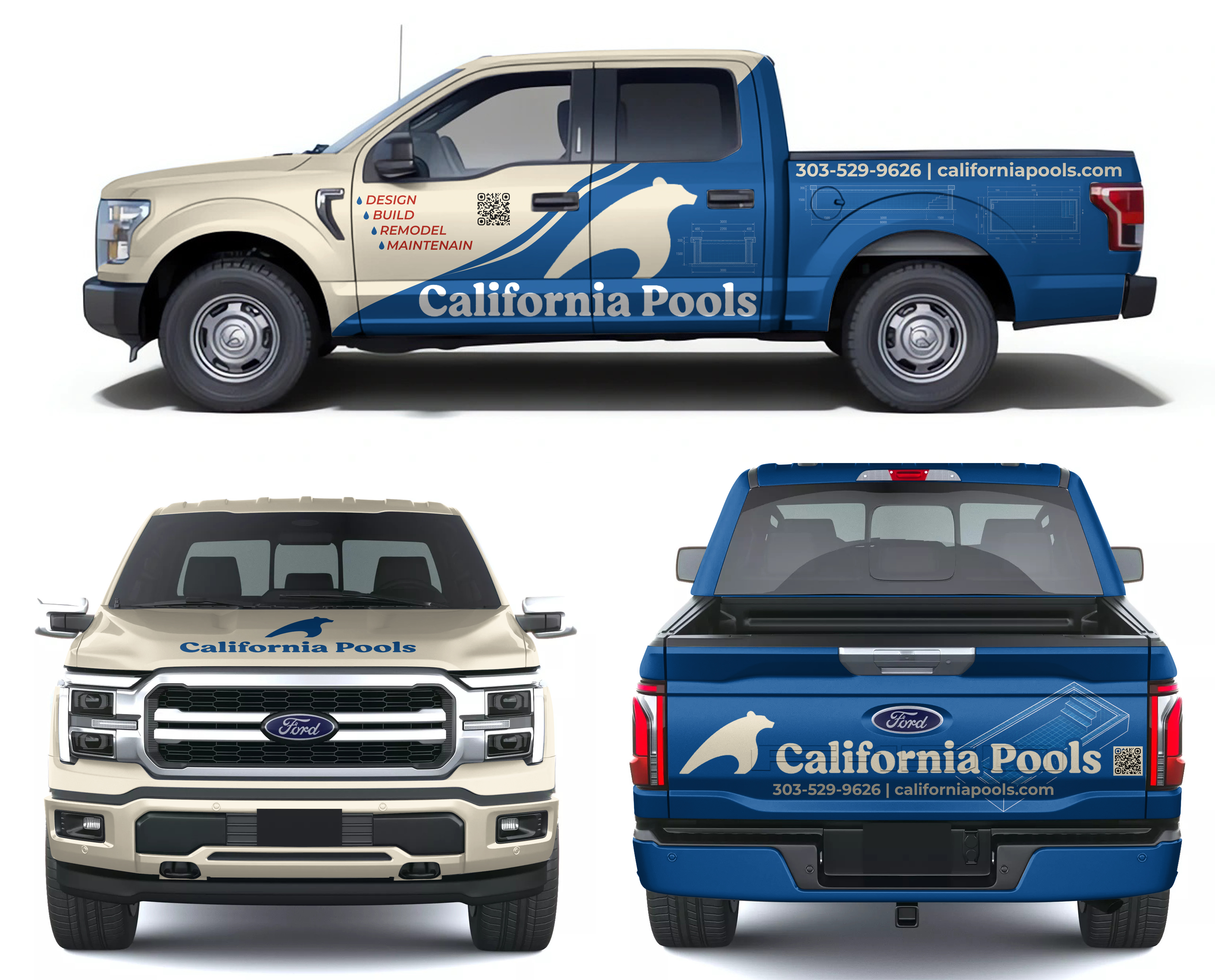 Car Wrap Design by Yayan gesuter for California Pools | Design #37794108