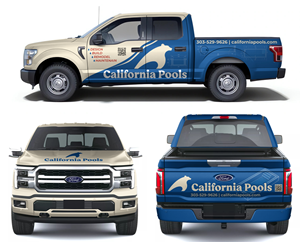 Car Wrap Design by Yayan gesuter for California Pools | Design #37794108